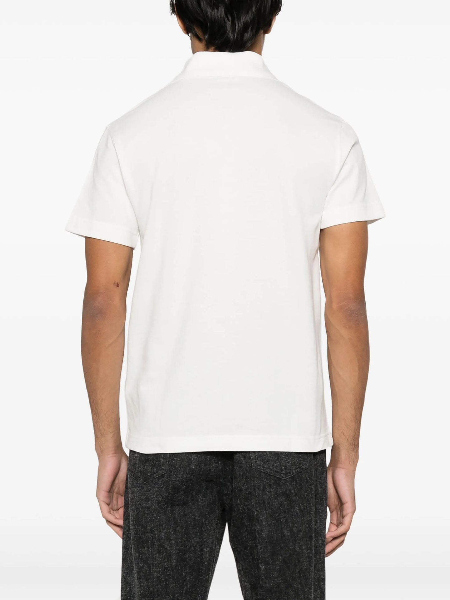 logo-embroidered polo shirt