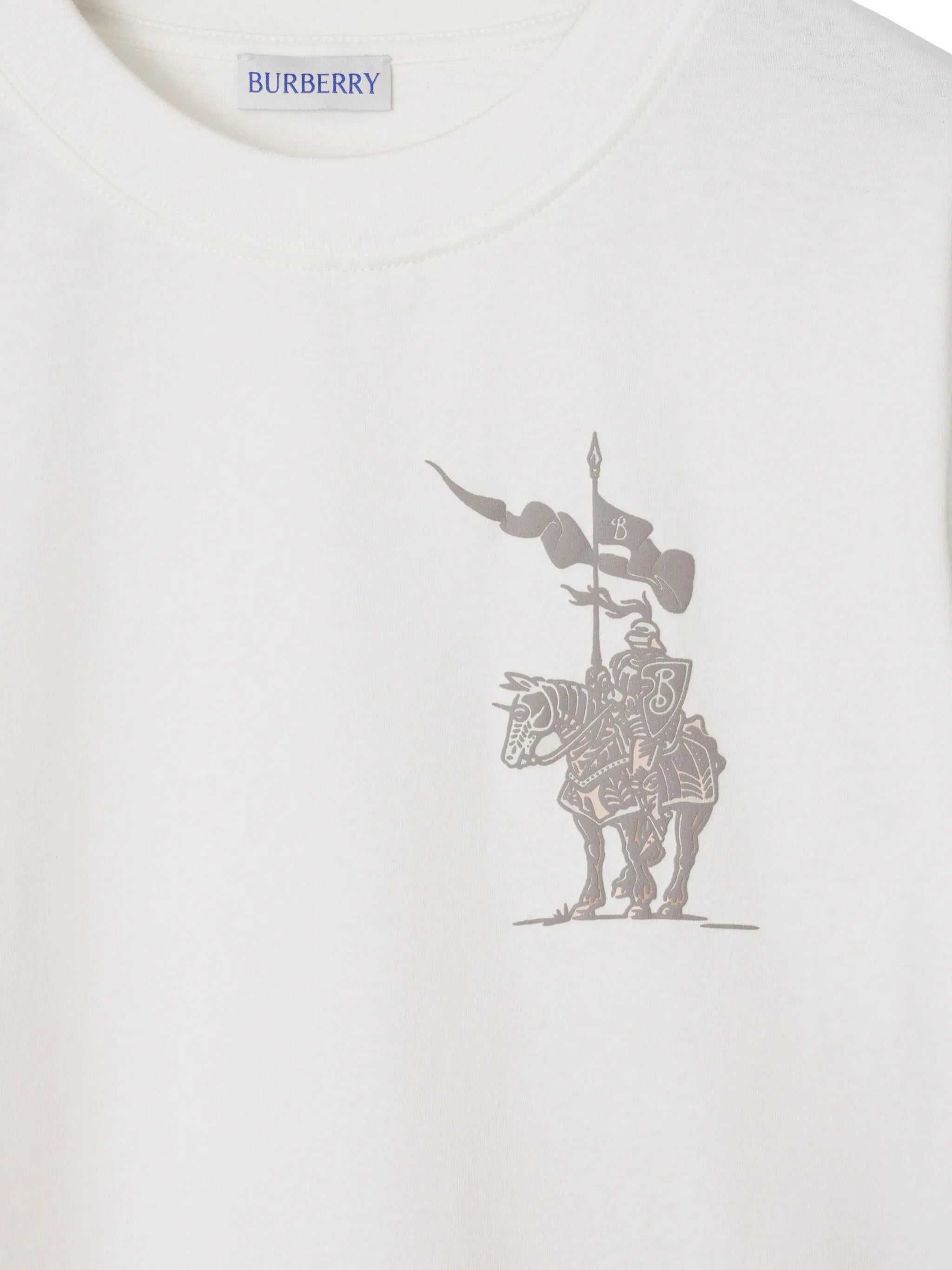Equestrian Knight-motif T-shirt