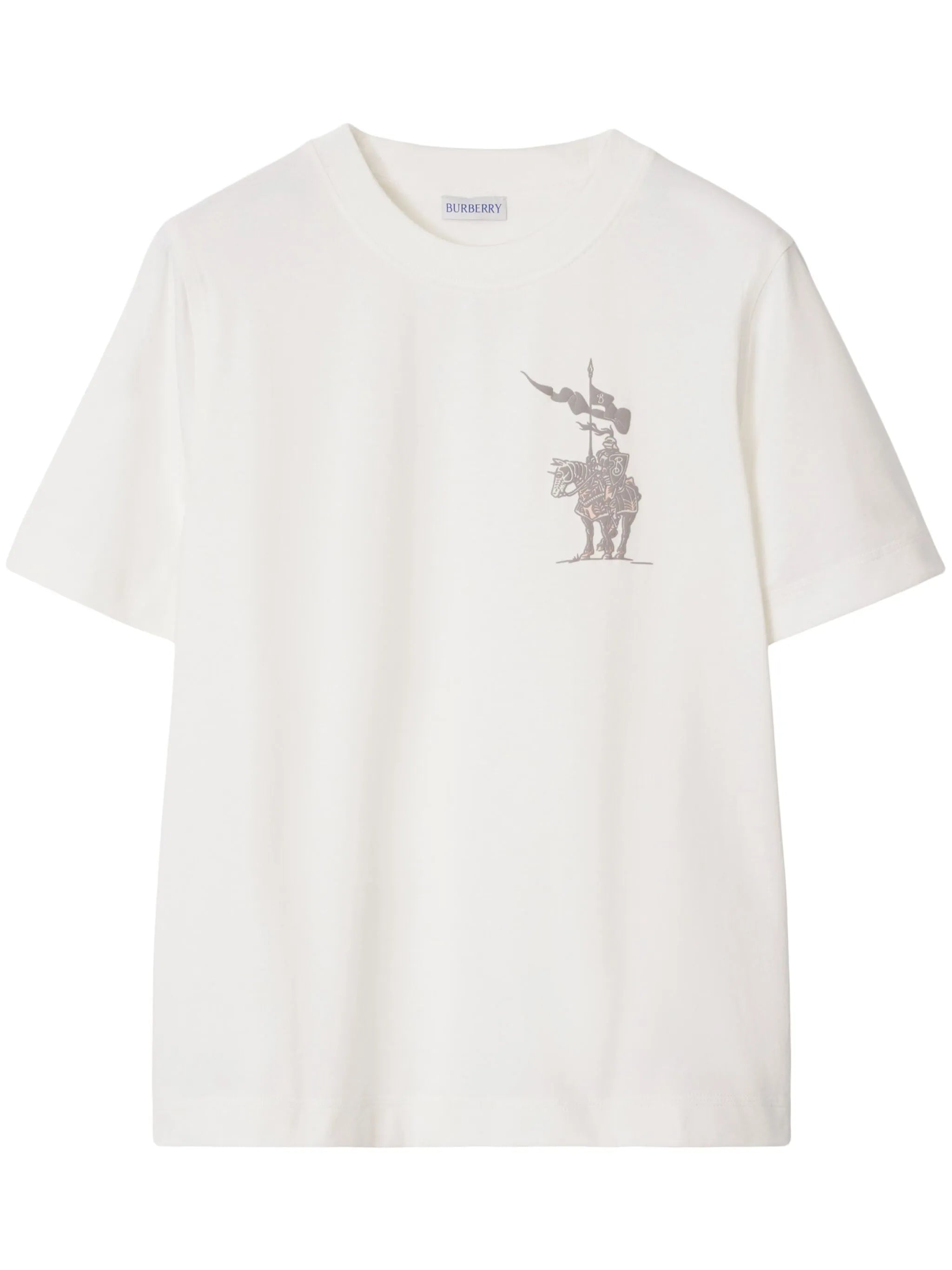 Equestrian Knight-motif T-shirt
