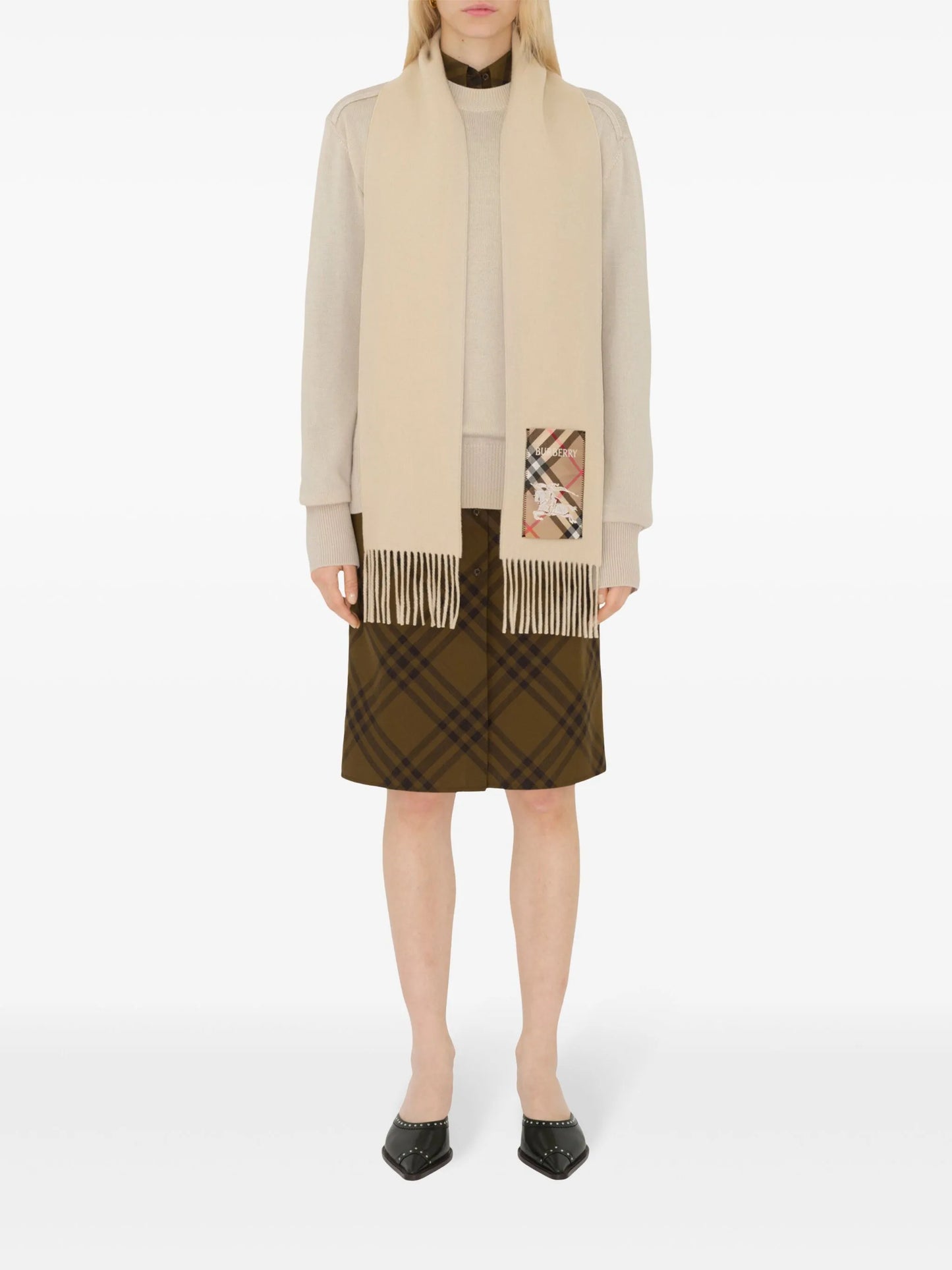 cashmere fringed scarf
