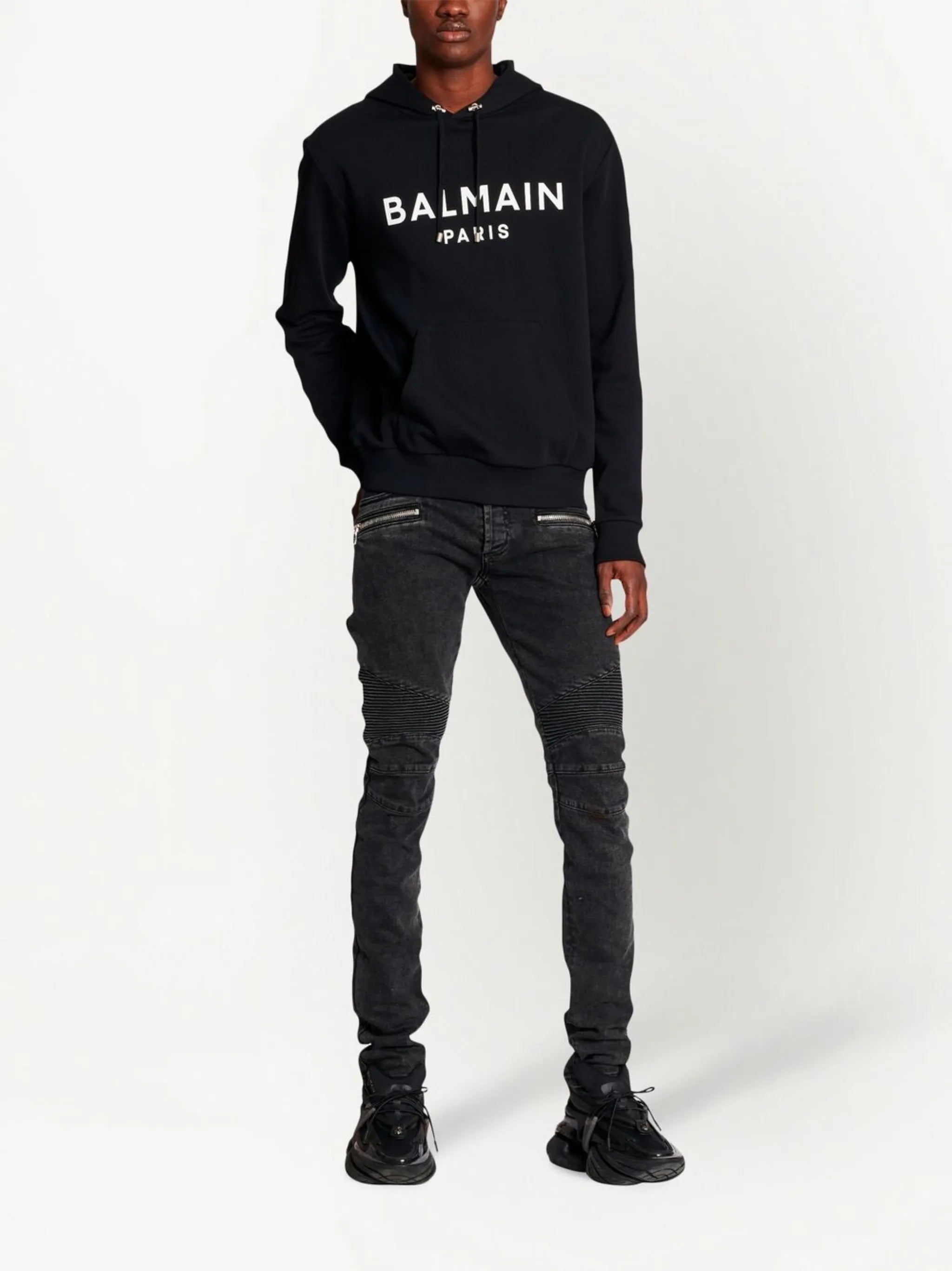 logo-print hoodie