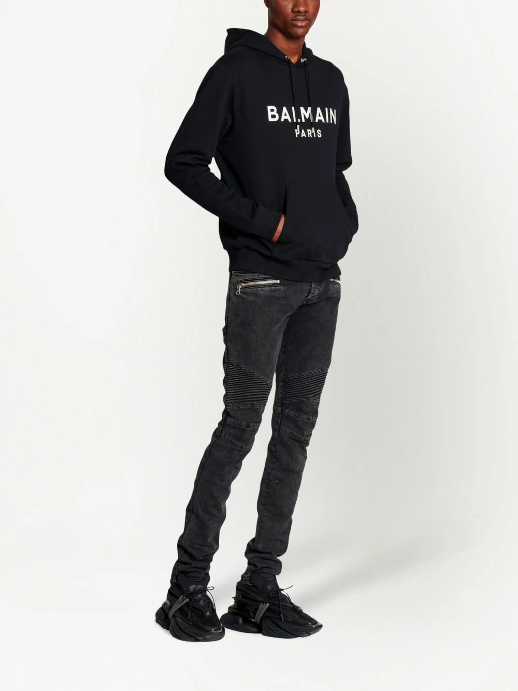 logo-print hoodie