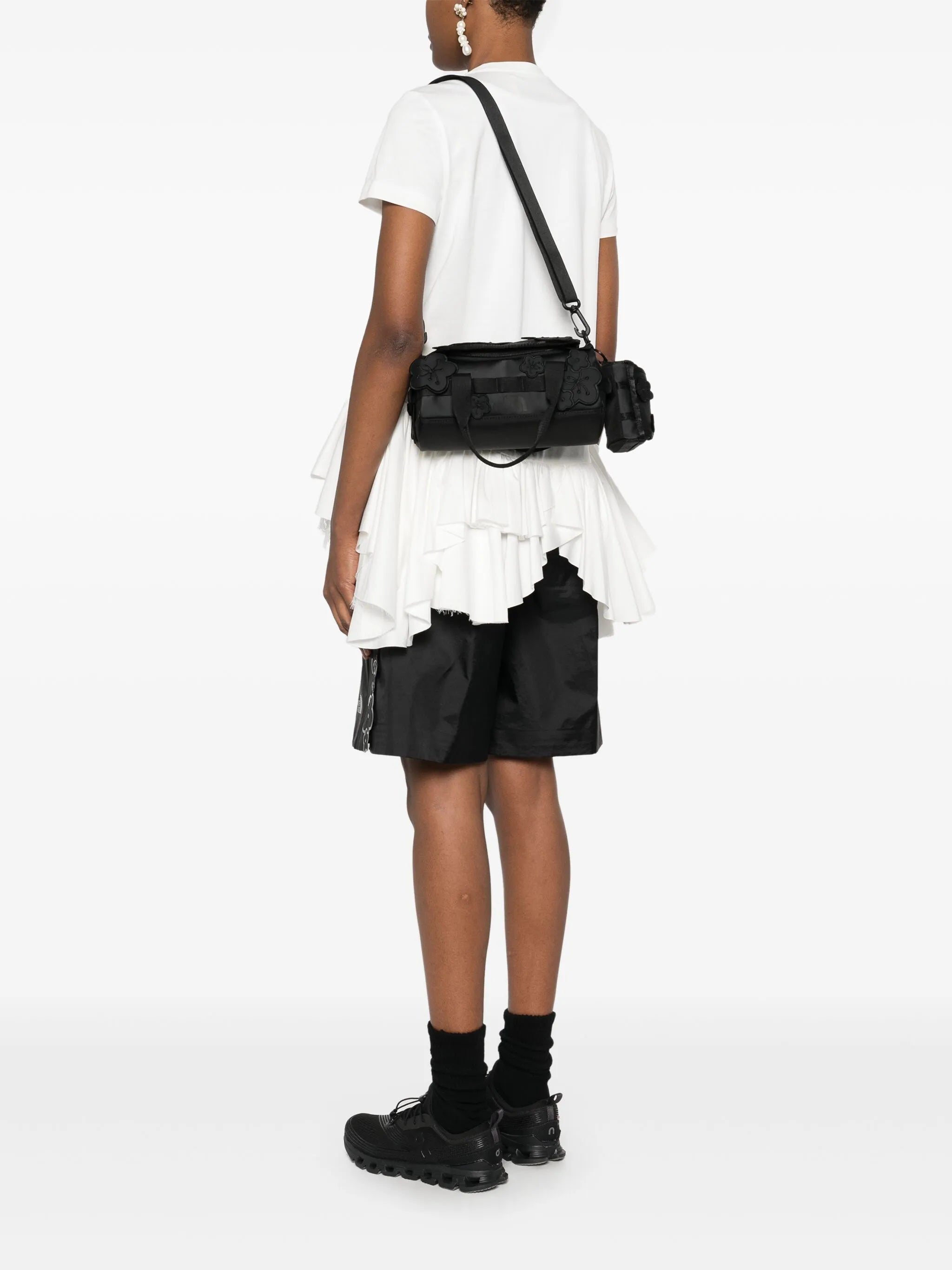 x The Notrh Face floral-appliqué tote bag