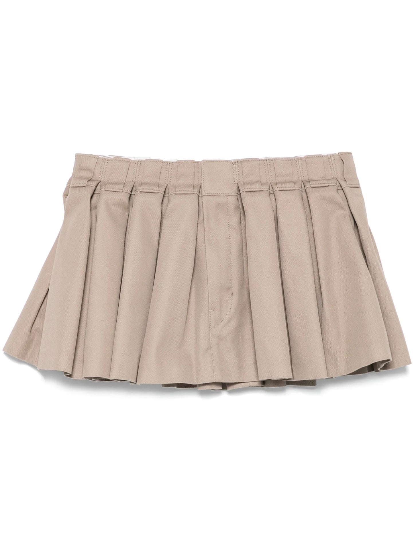 pleated miniskirt