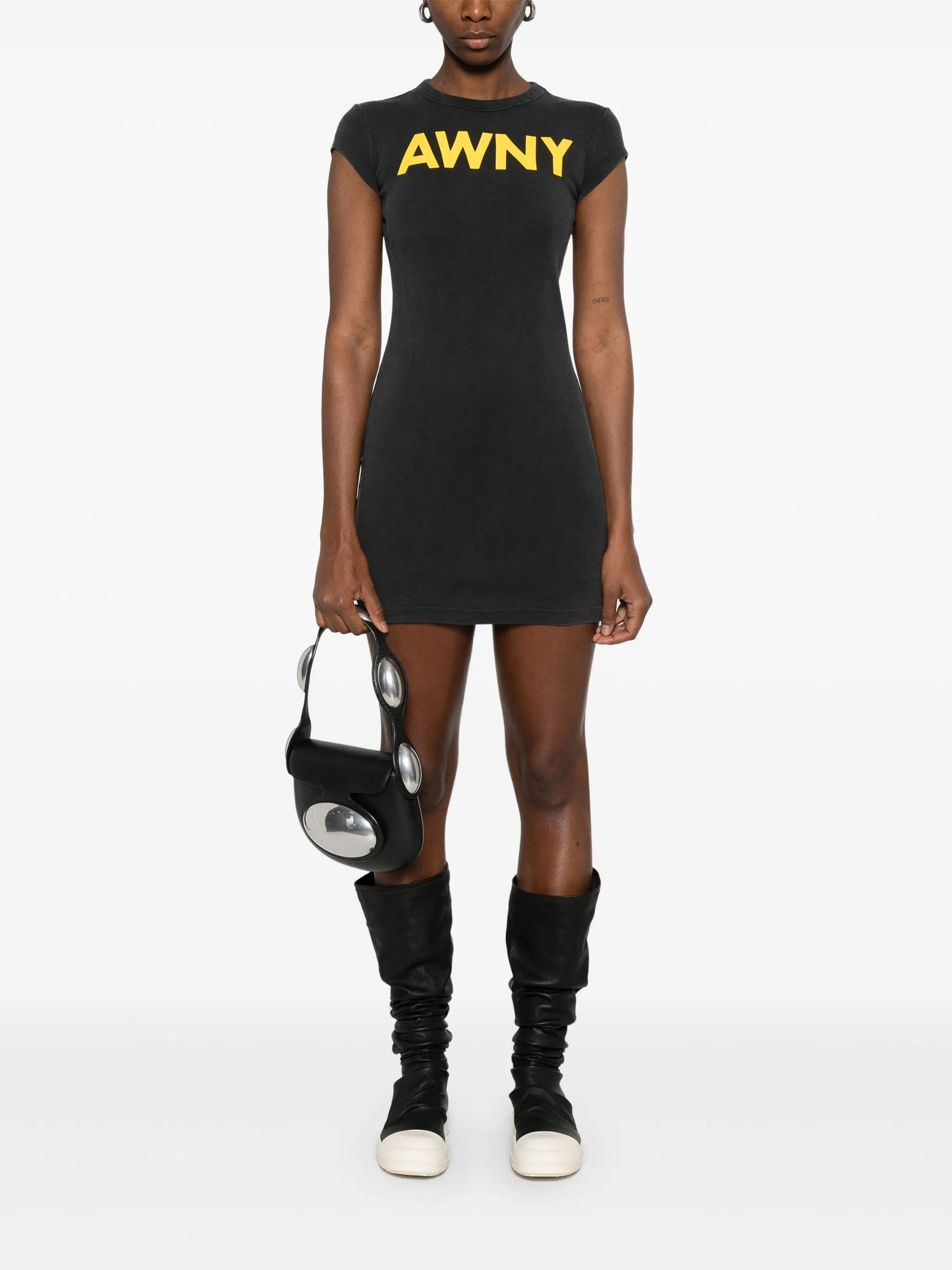 graphic-logo mini dress