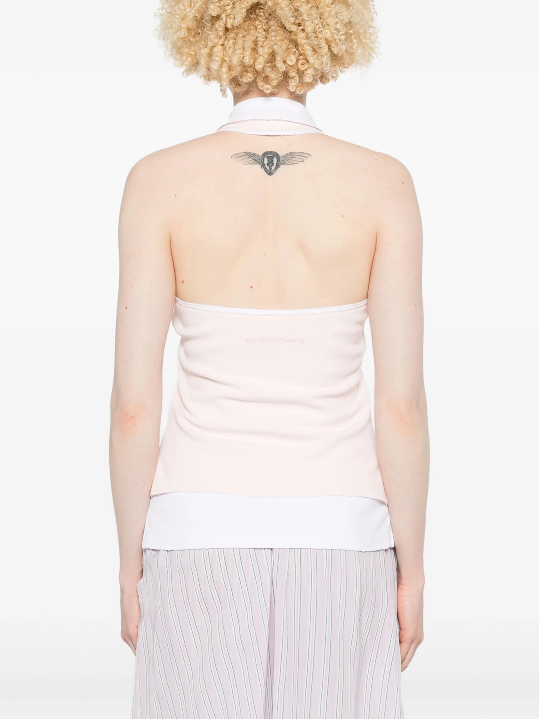 halter layered top