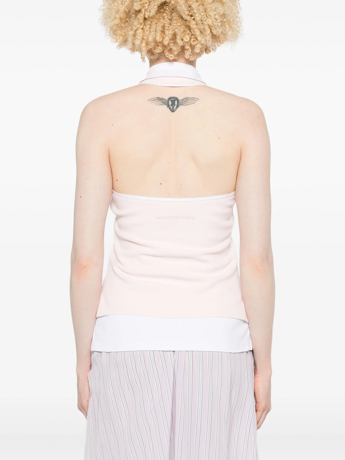 halter layered top