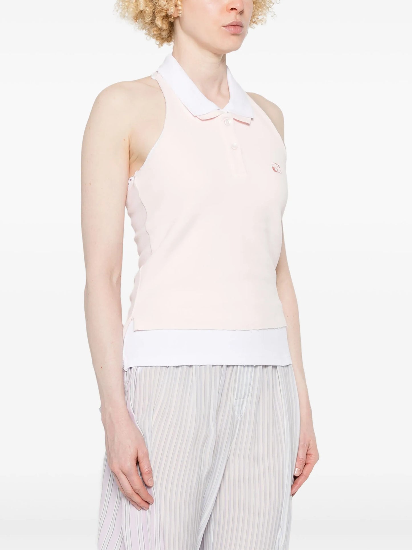 halter layered top