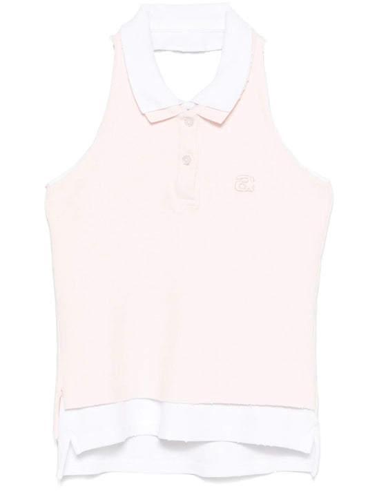 halter layered top
