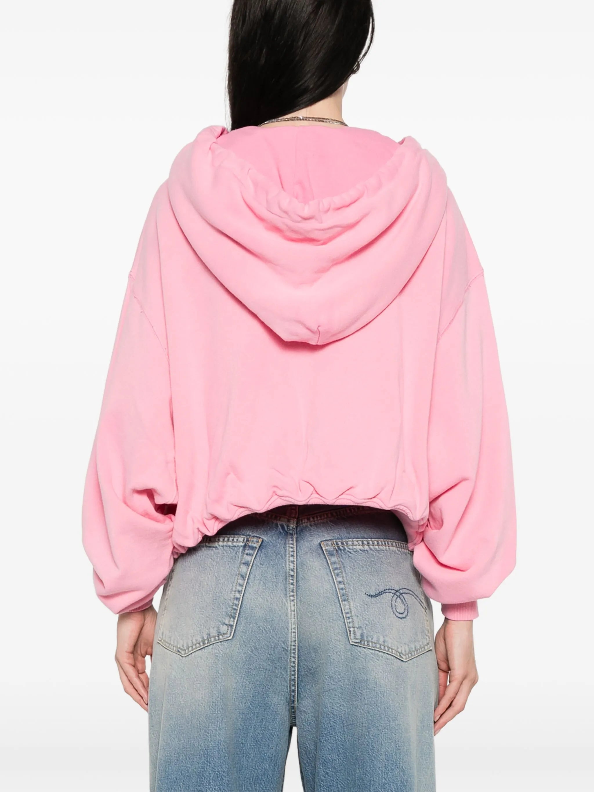 zip-up balloon hoodie