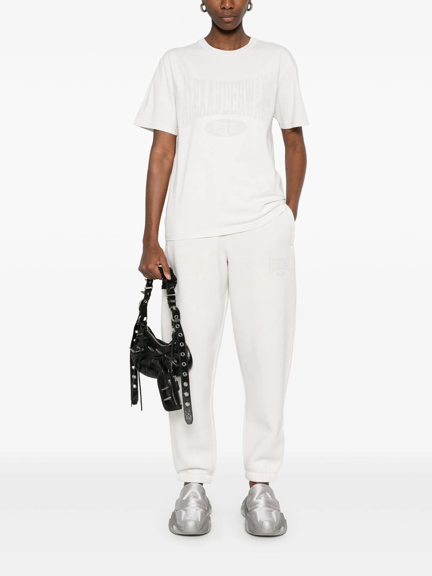 logo-print track pants