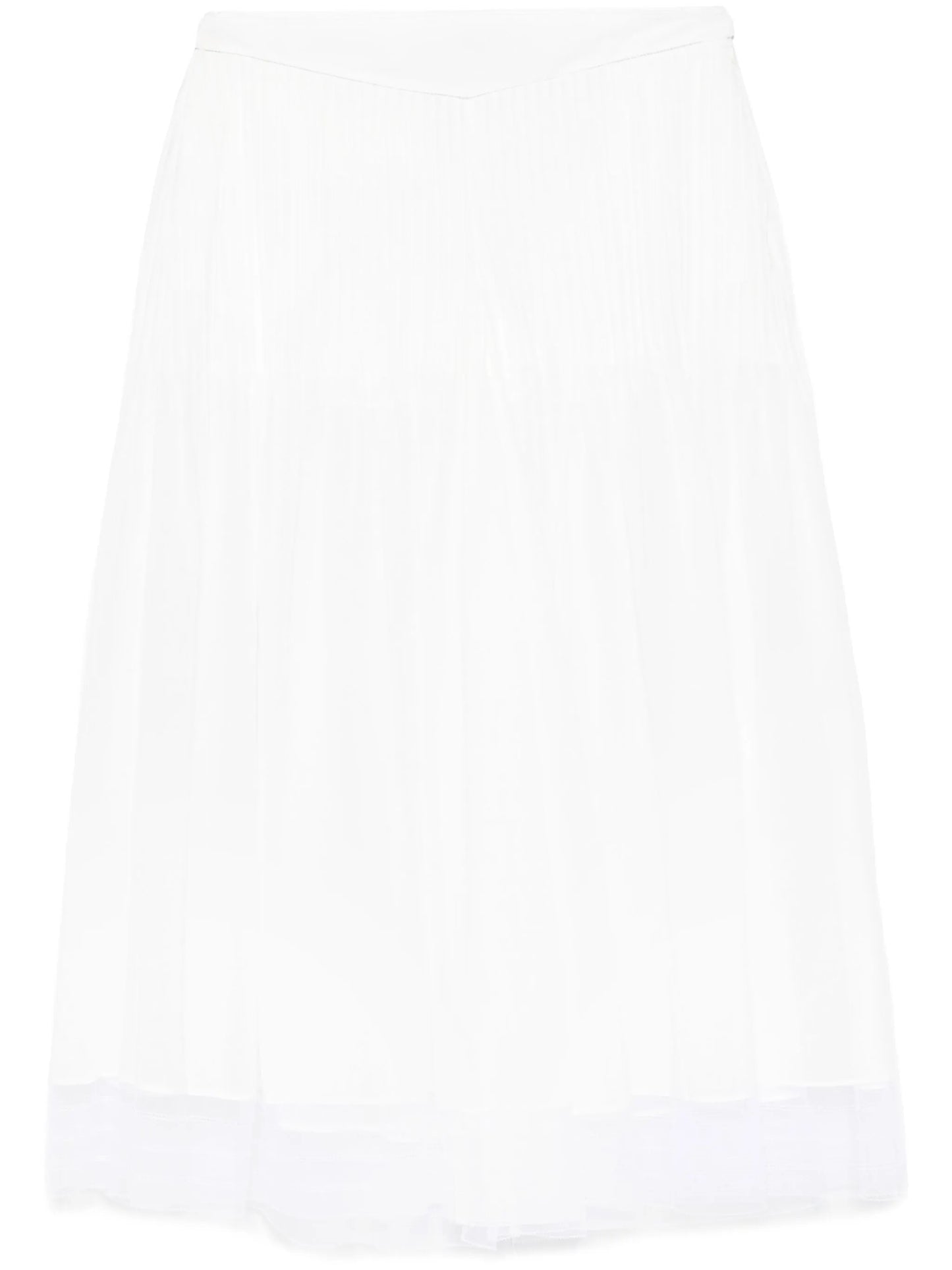 pintuck-detail trousers