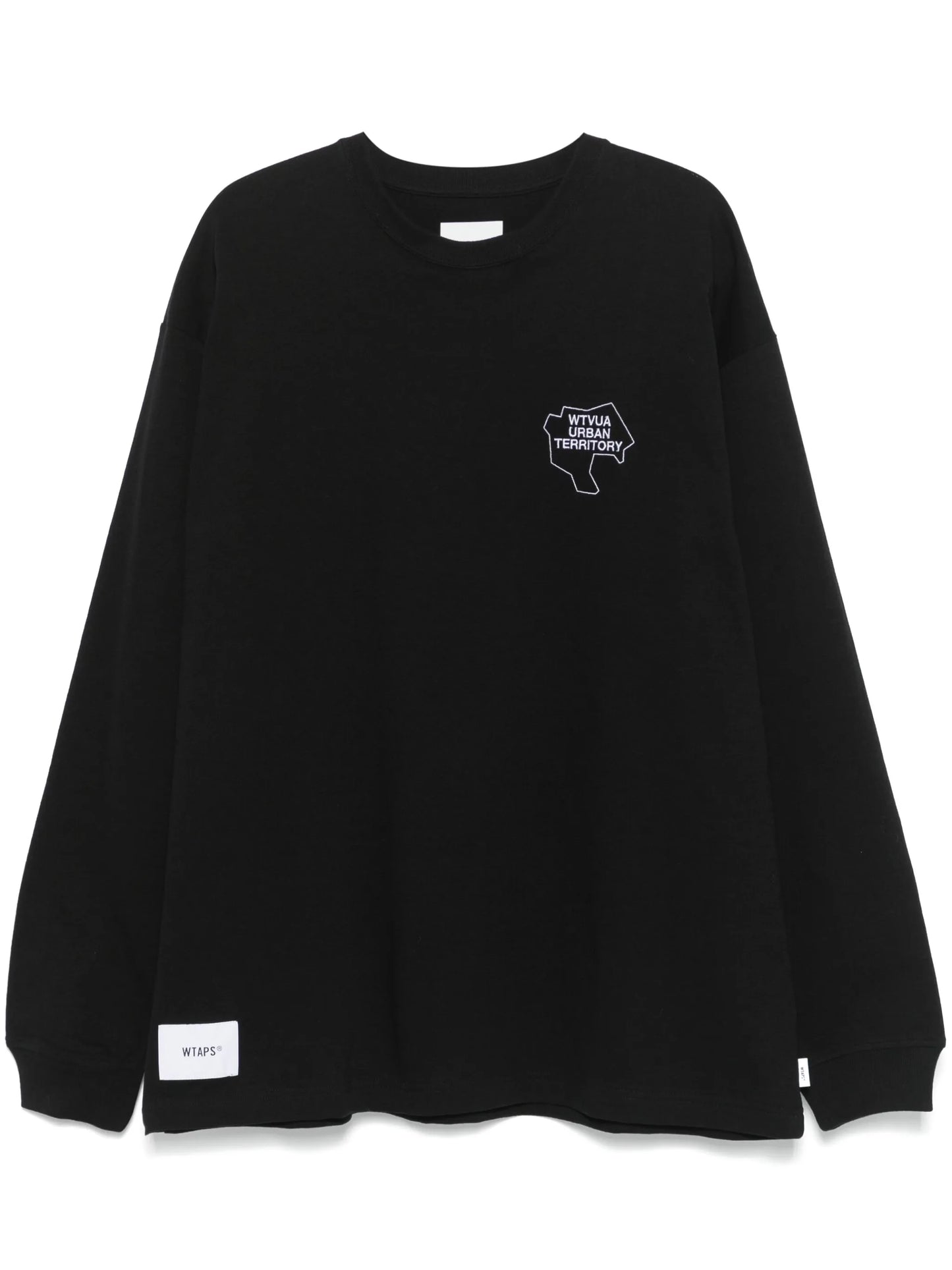 logo-embroidered T-shirt