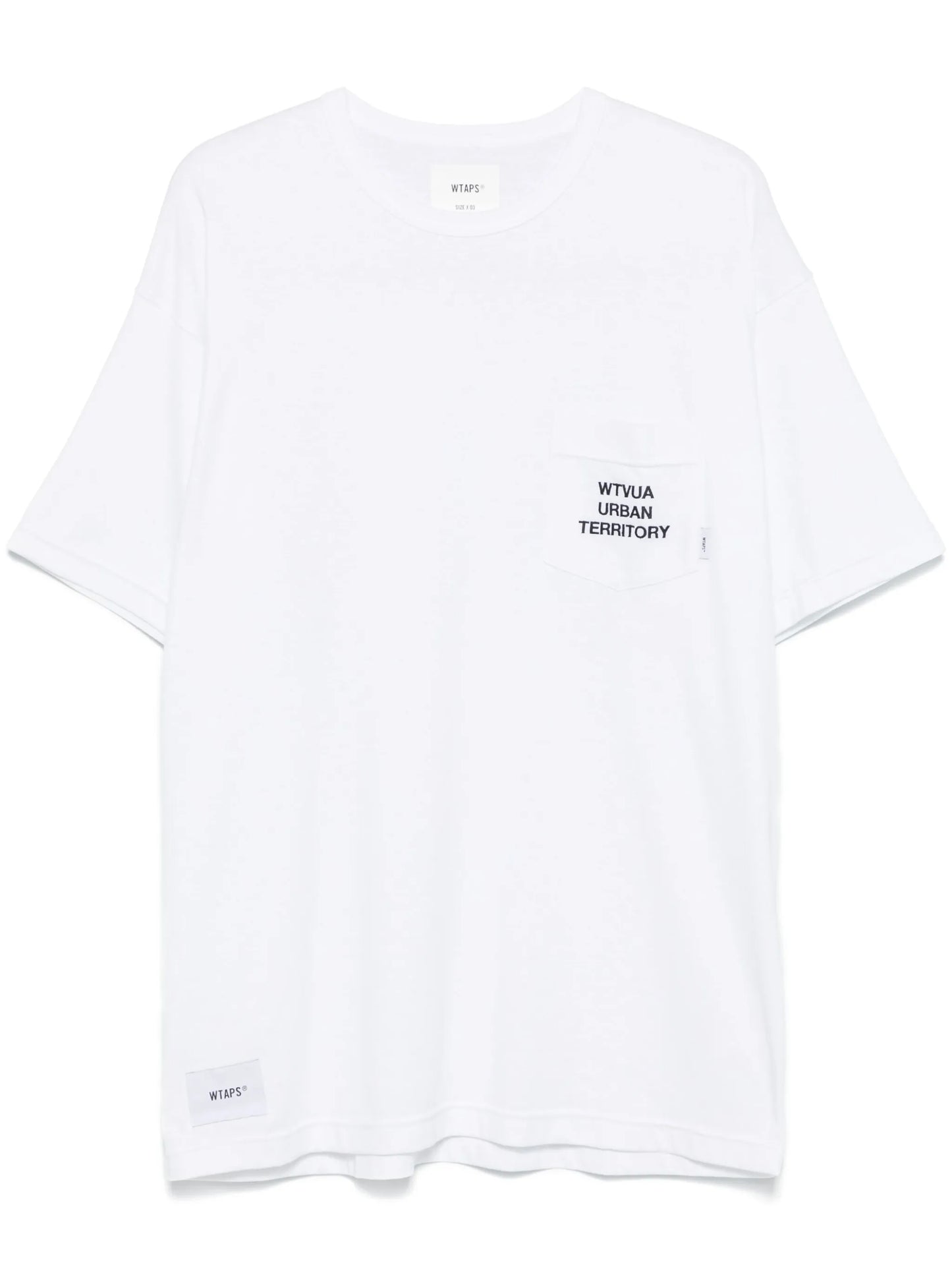 logo-embroidered T-shirt