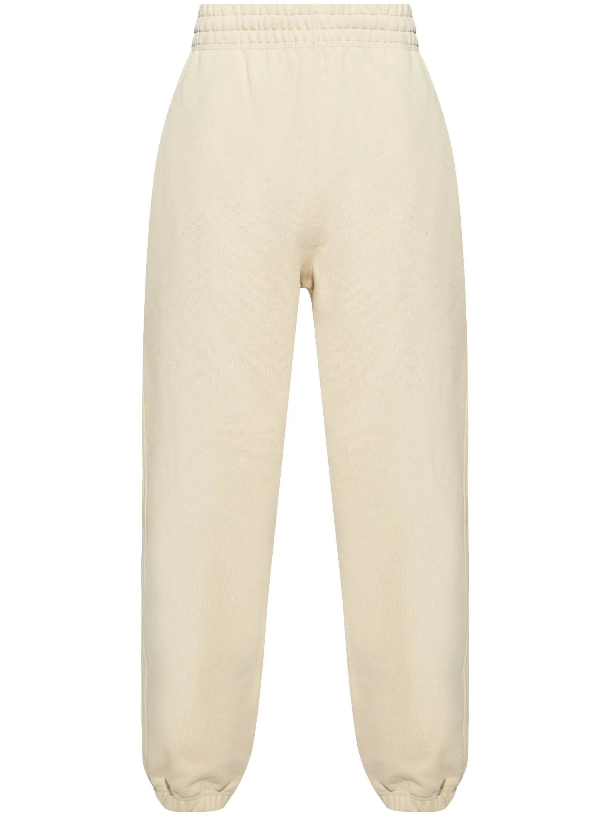 Check Label cotton track pants