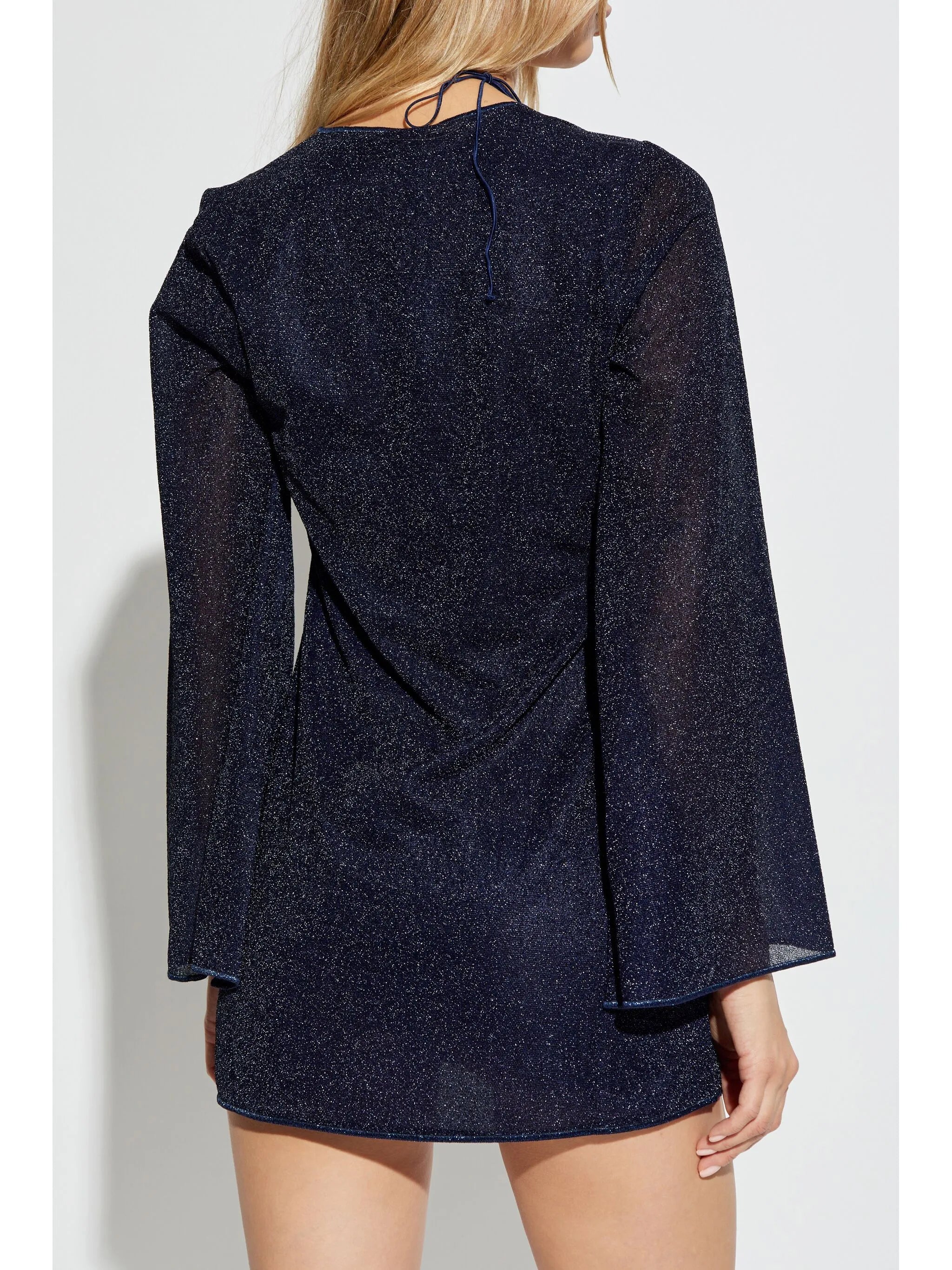 lurex mini dress