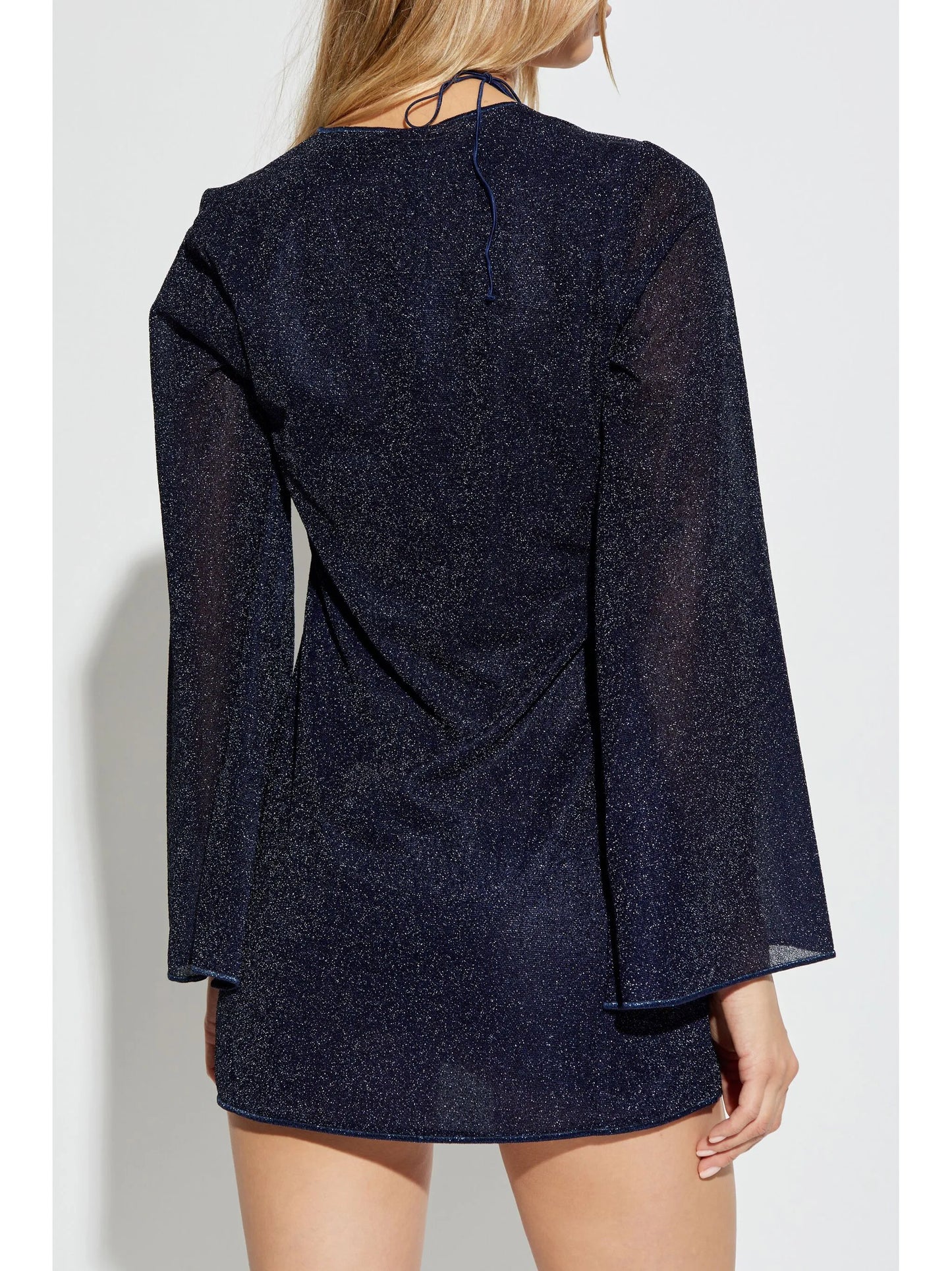 lurex mini dress
