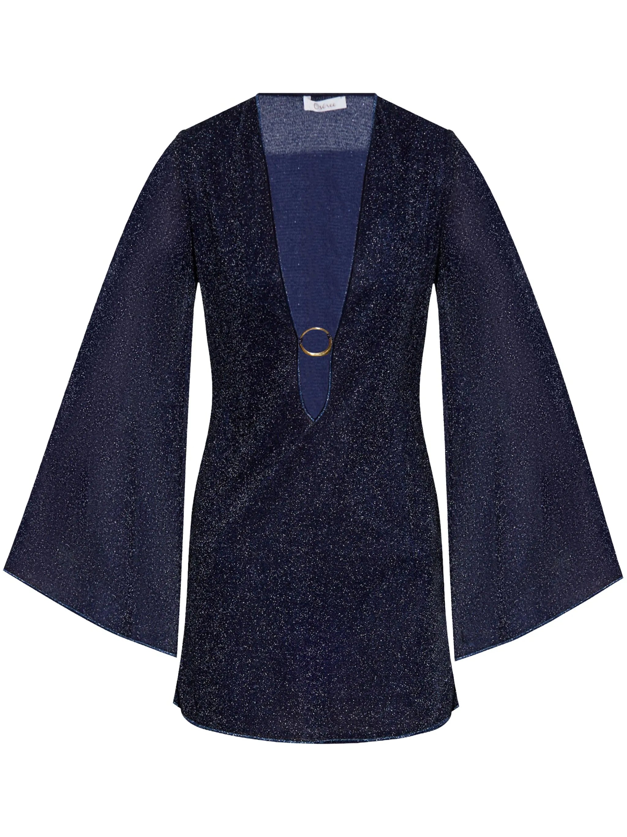 lurex mini dress