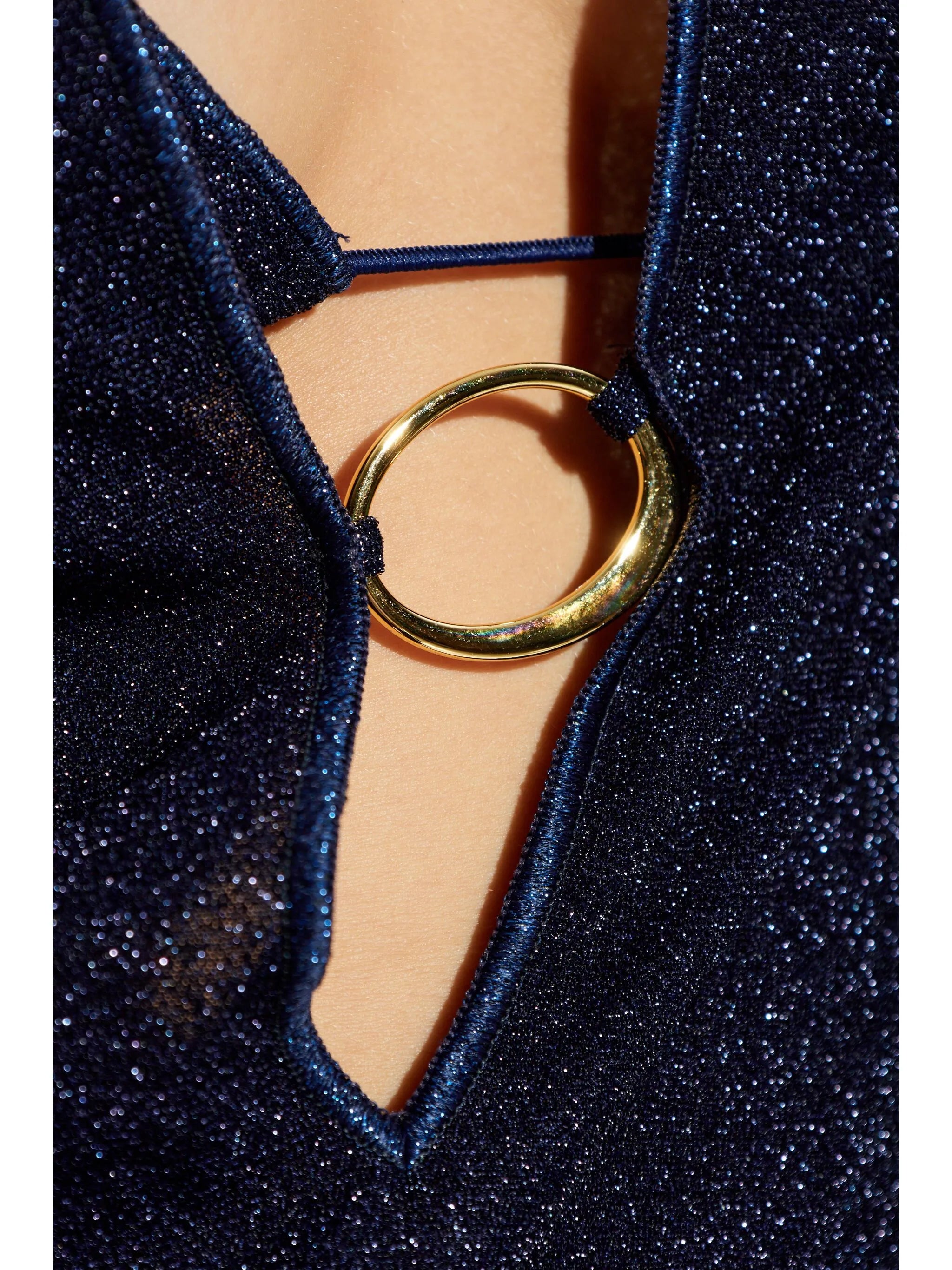 lurex mini dress