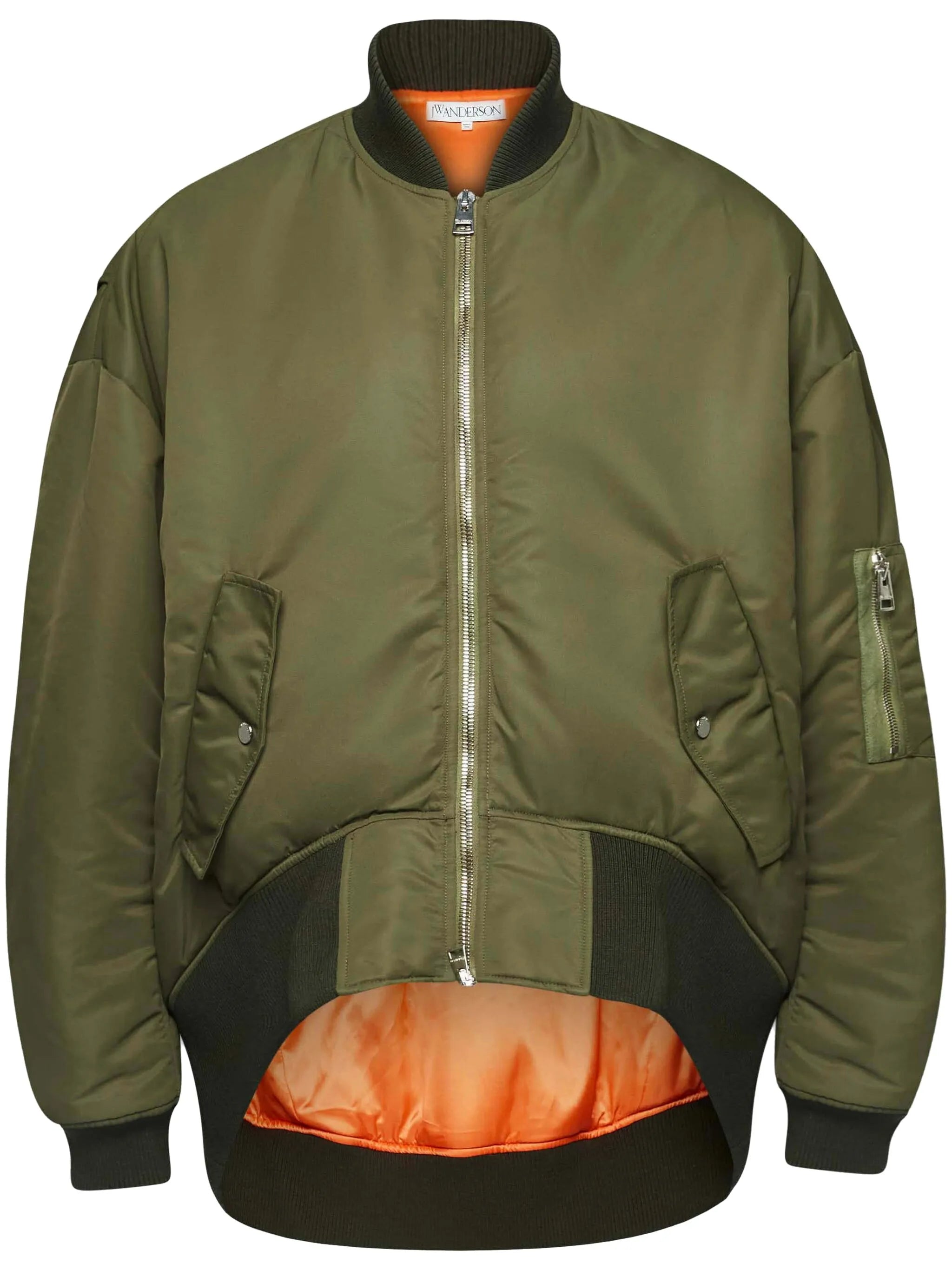 high-low bomber jacket