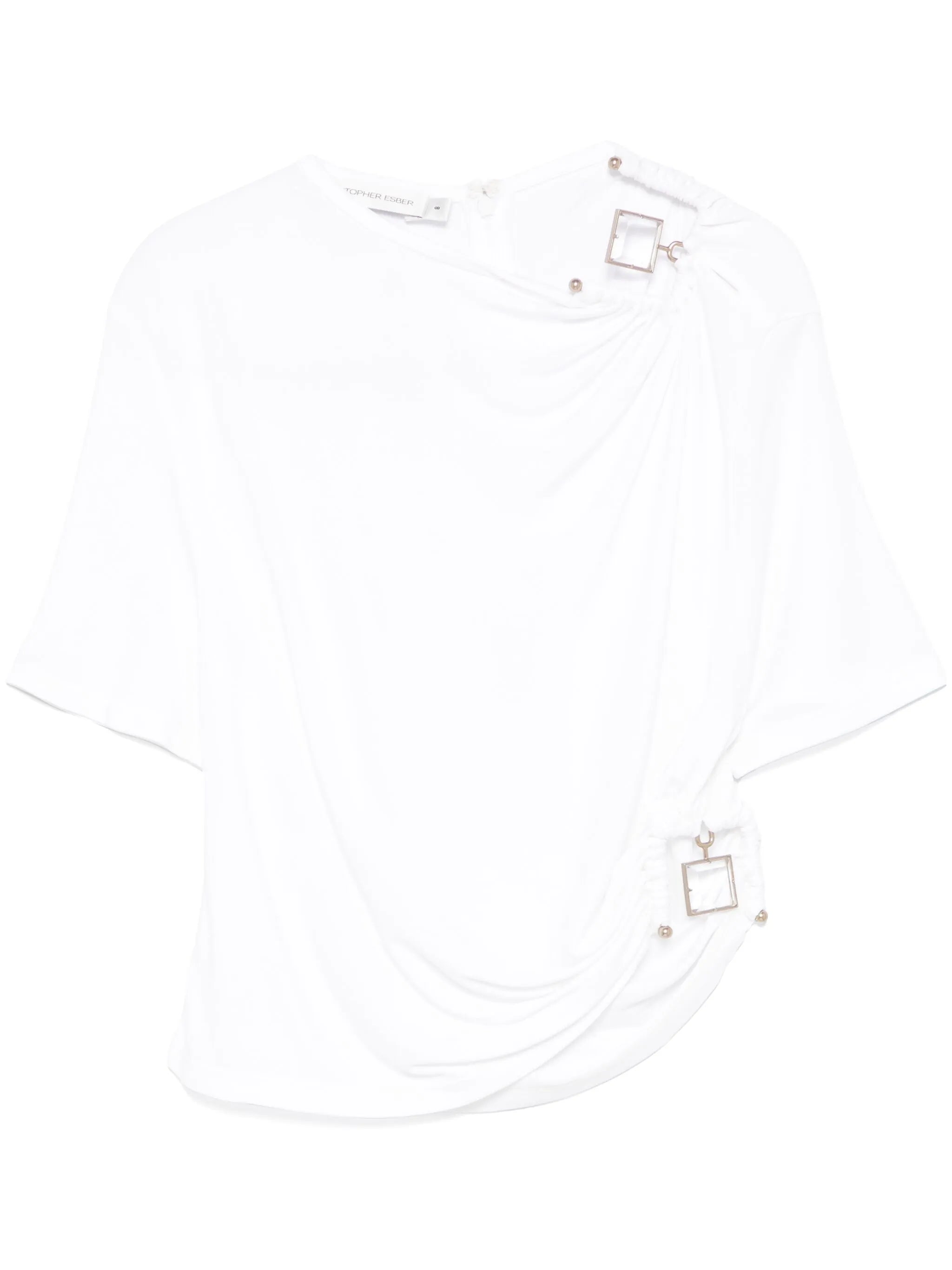 quartz-embellishment crop top
