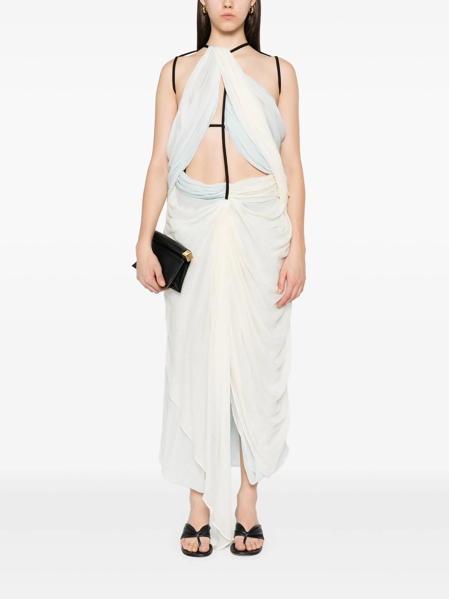 cut-out midi dress
