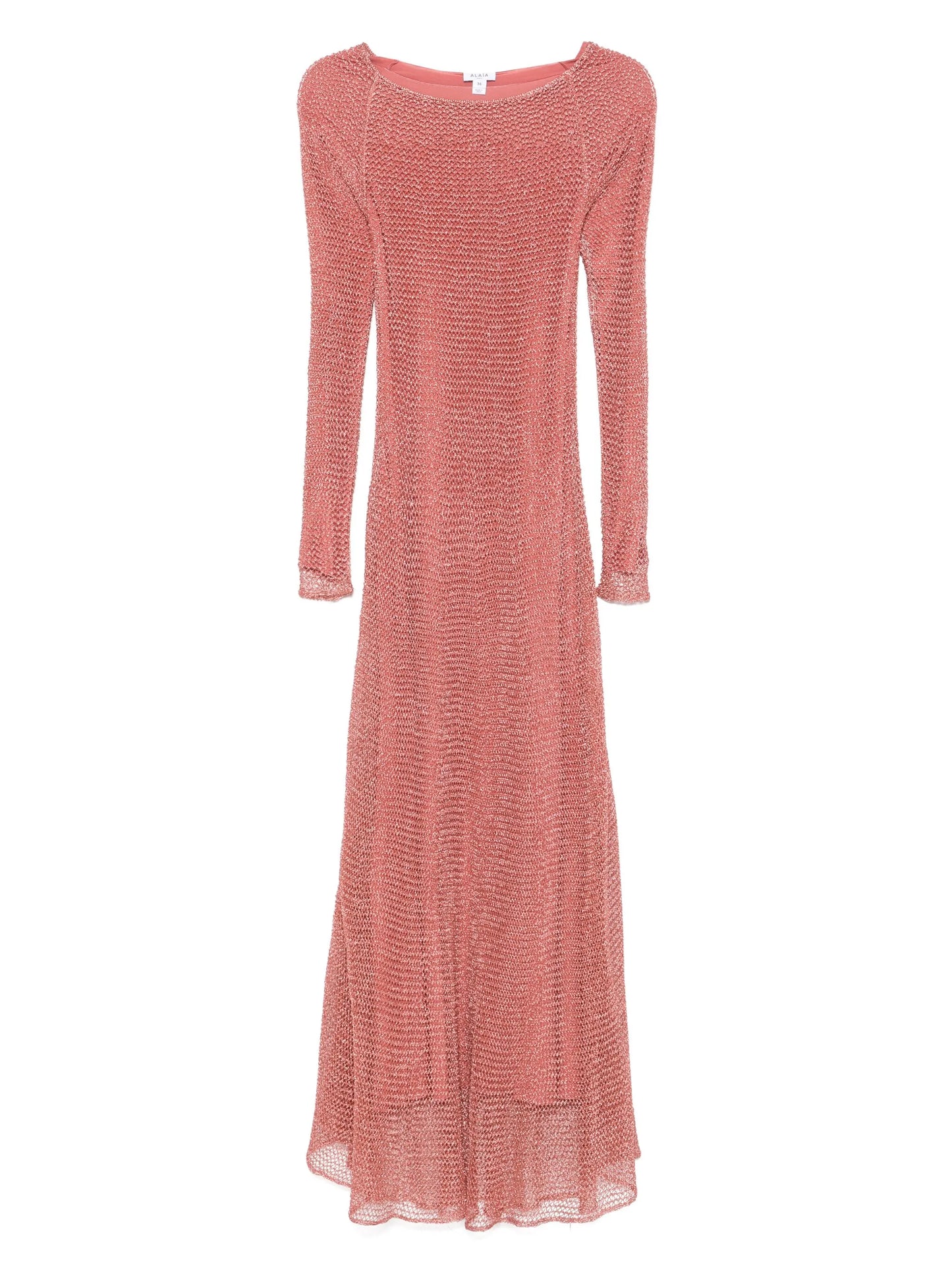 mesh-chain maxi dress