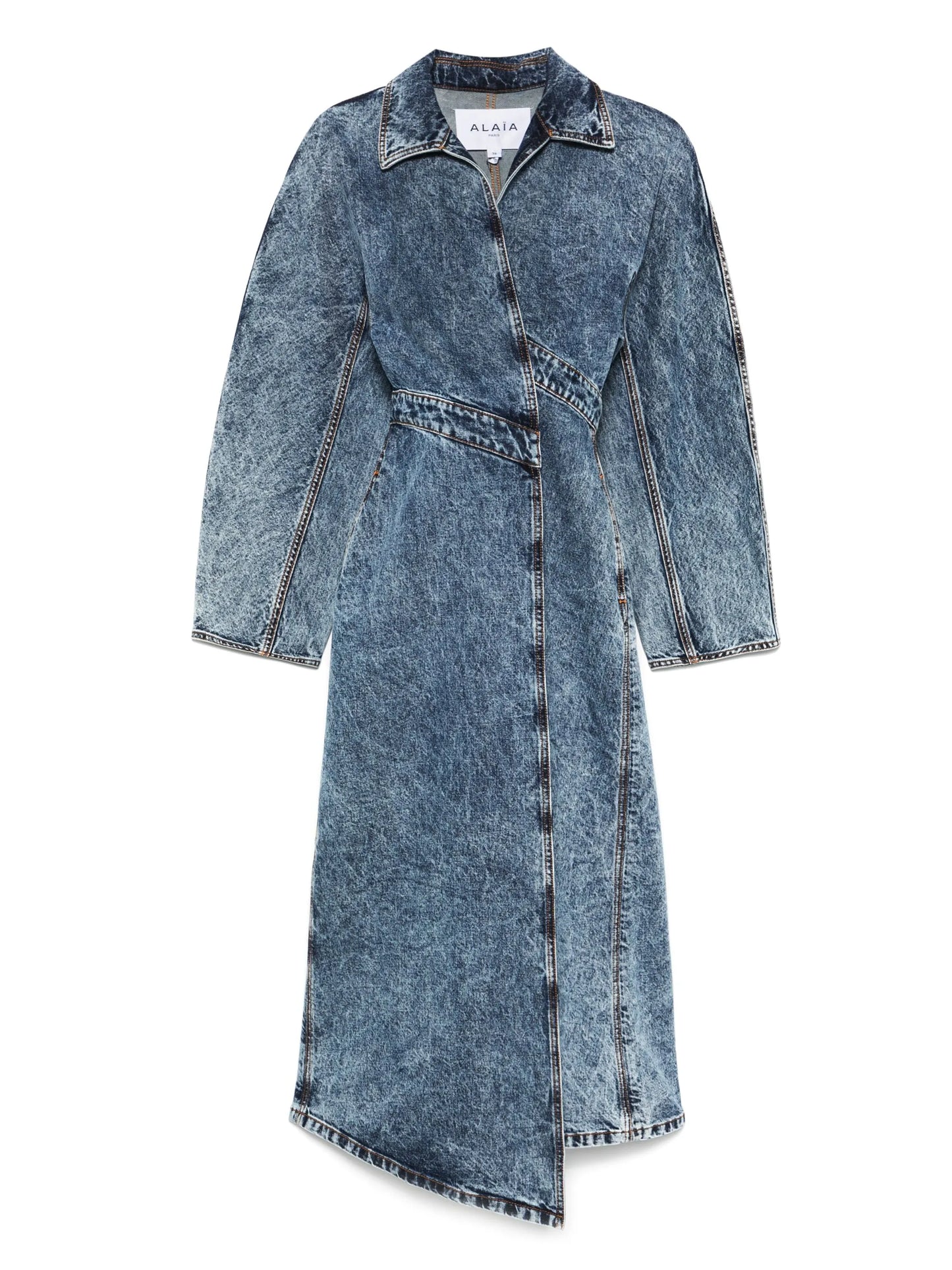 Spiral trench coat