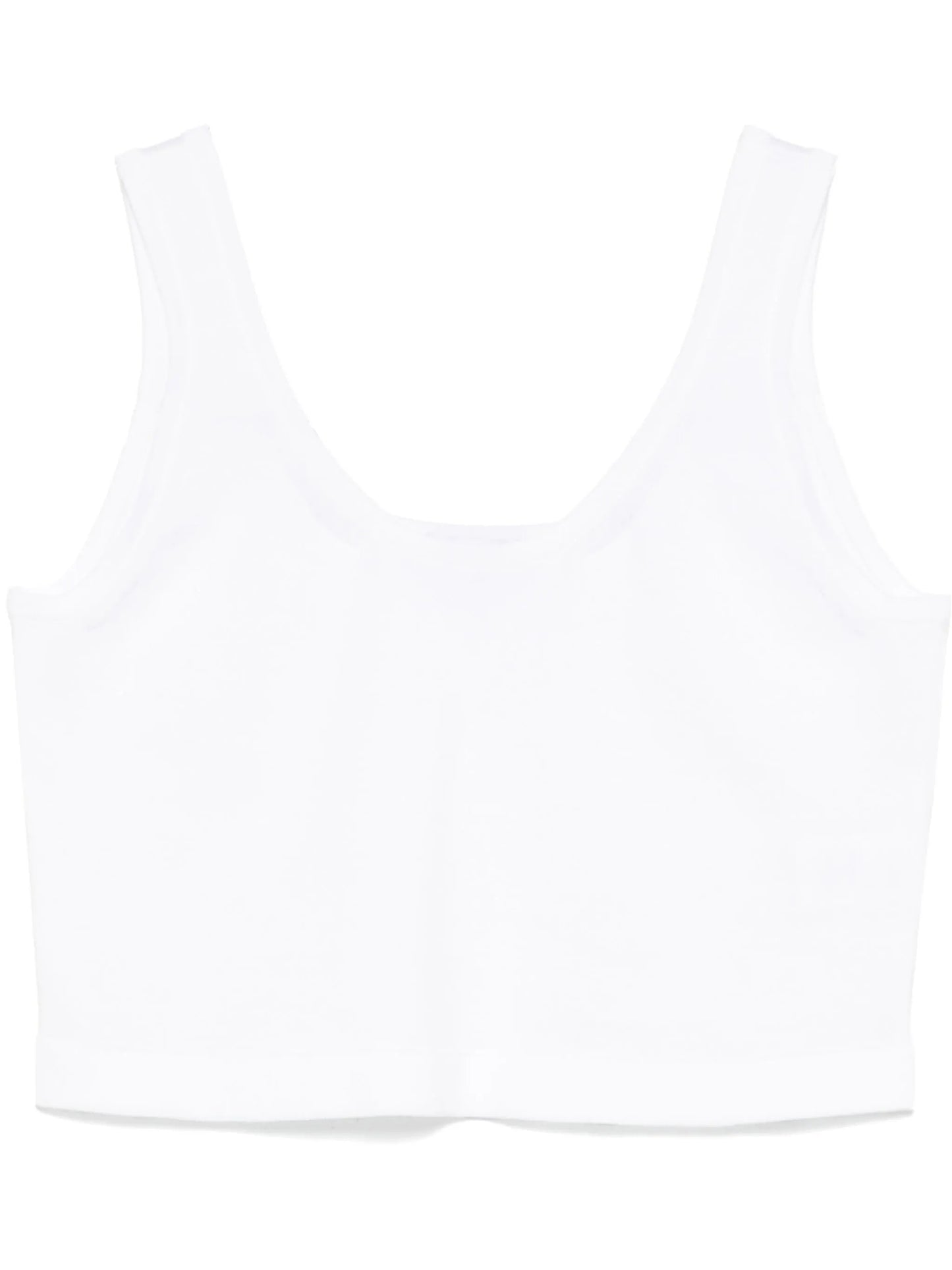 cropped cotton tank top
