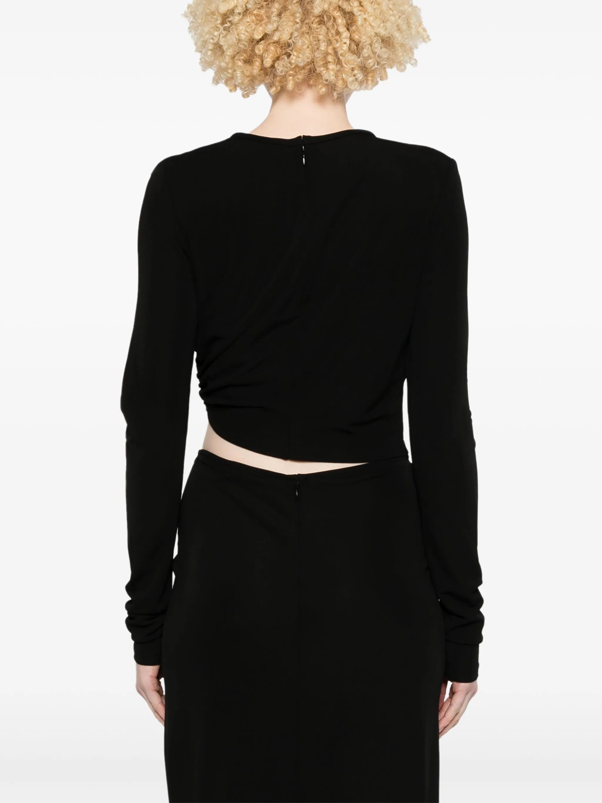 bezel-quartz long-sleeve top
