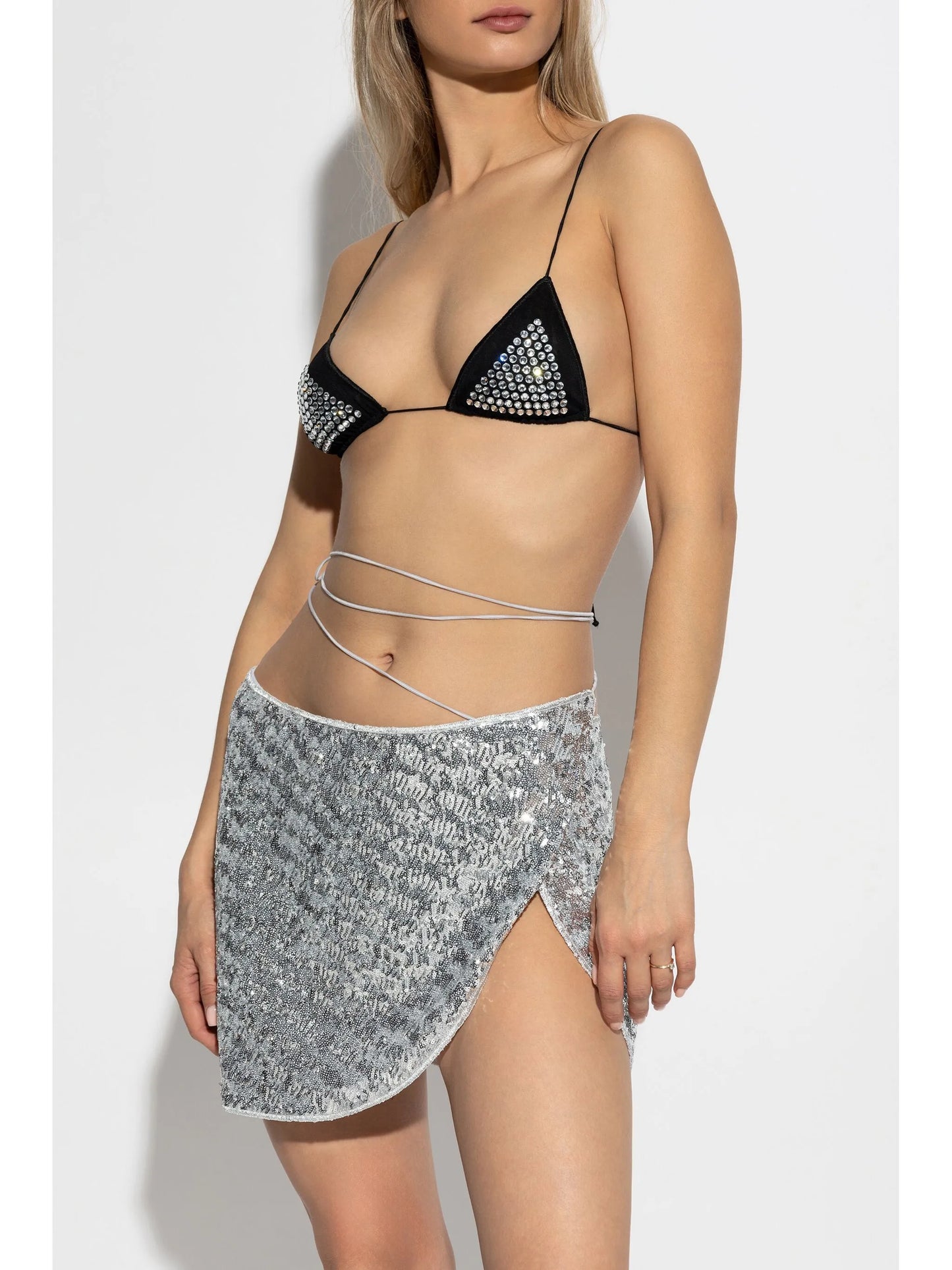 sequinned beach cover-up