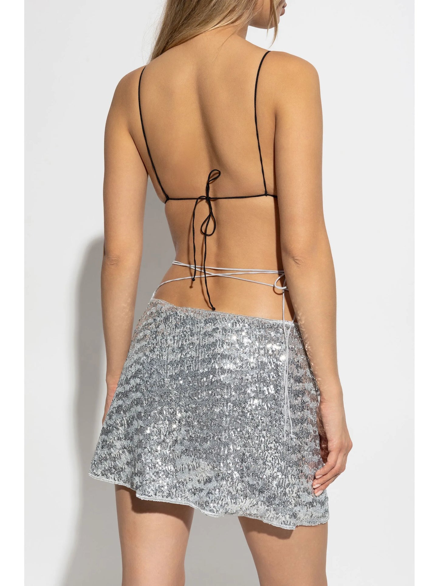 sequinned beach cover-up