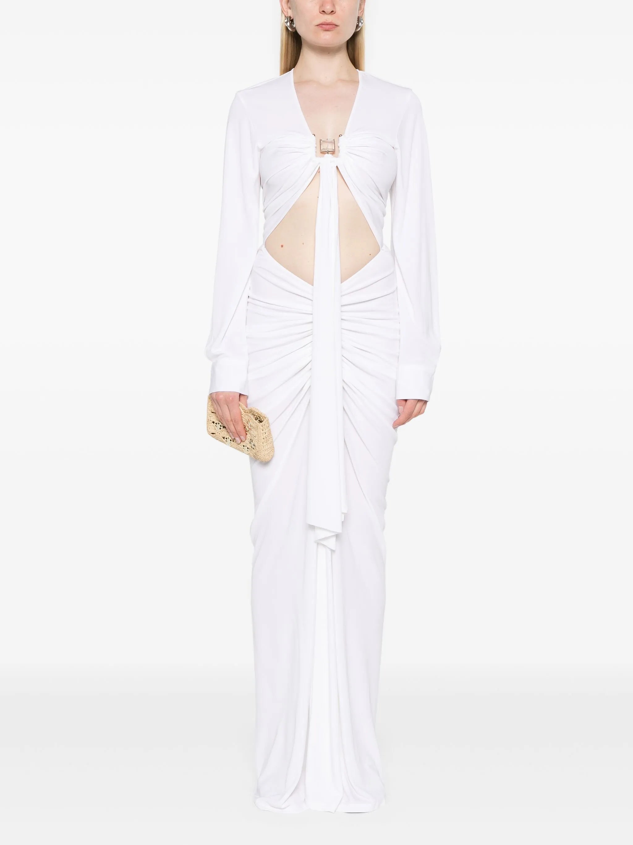 Disconnect maxi dress