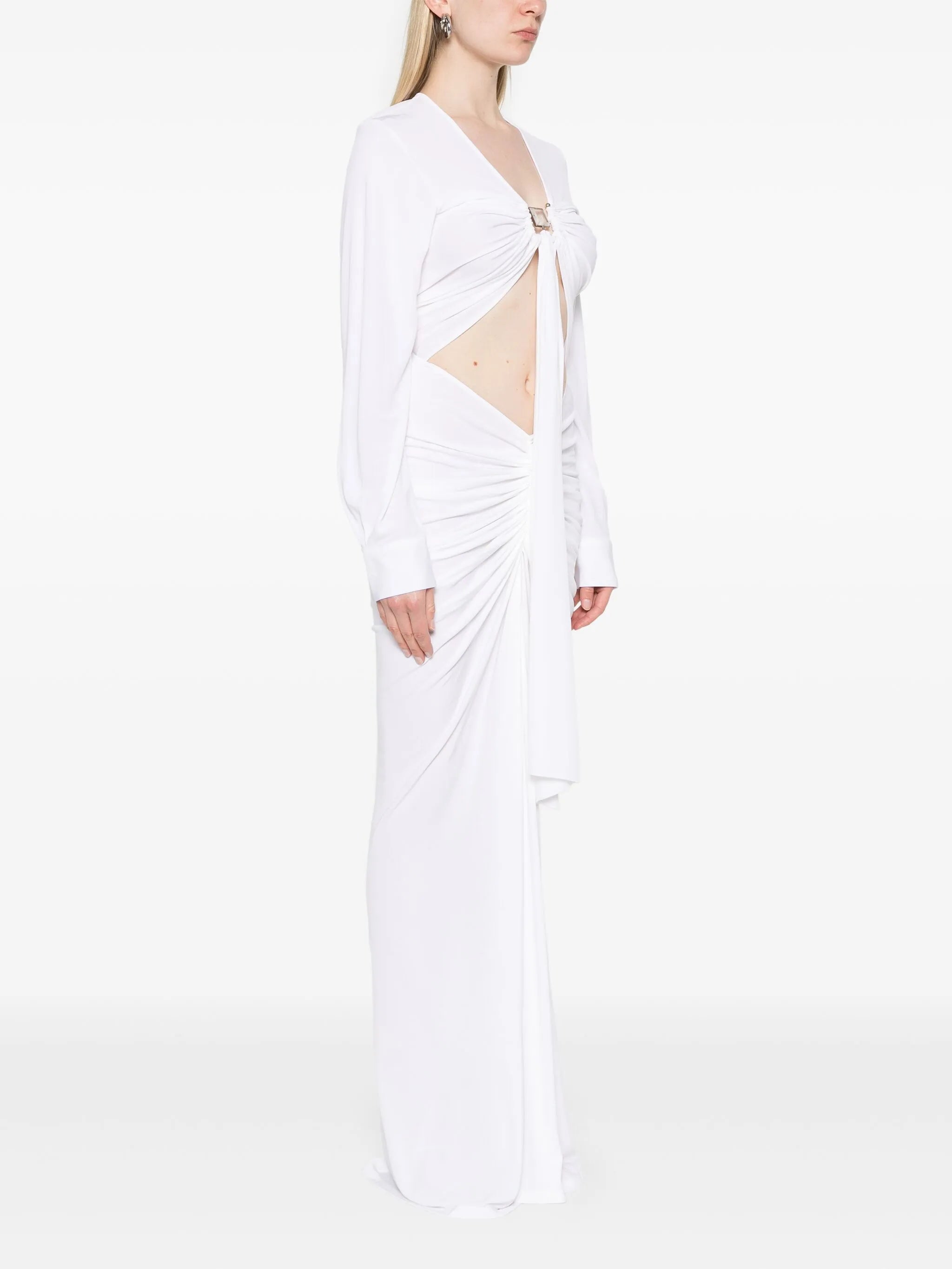 Disconnect maxi dress
