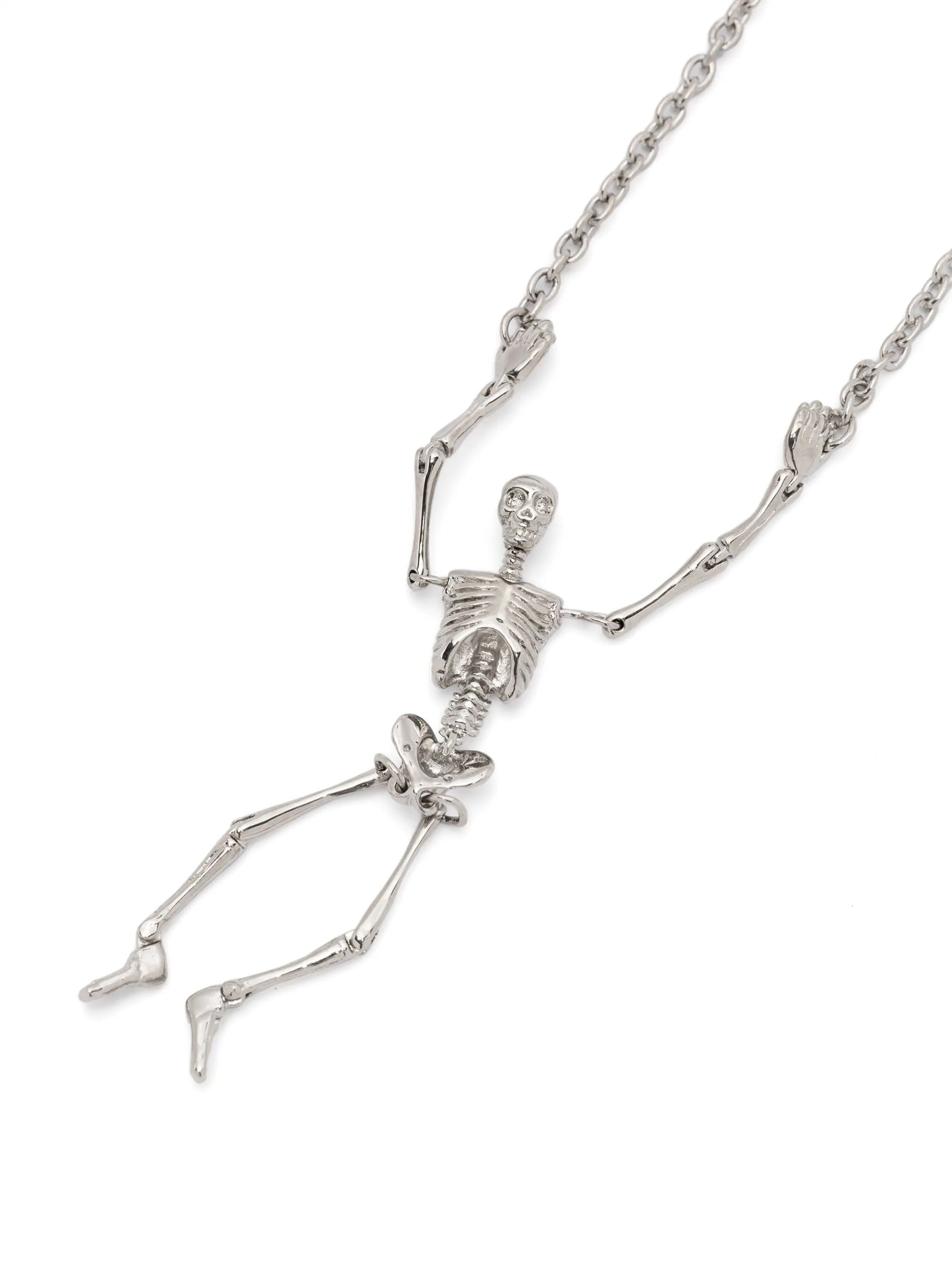 skeleton-pendant necklace