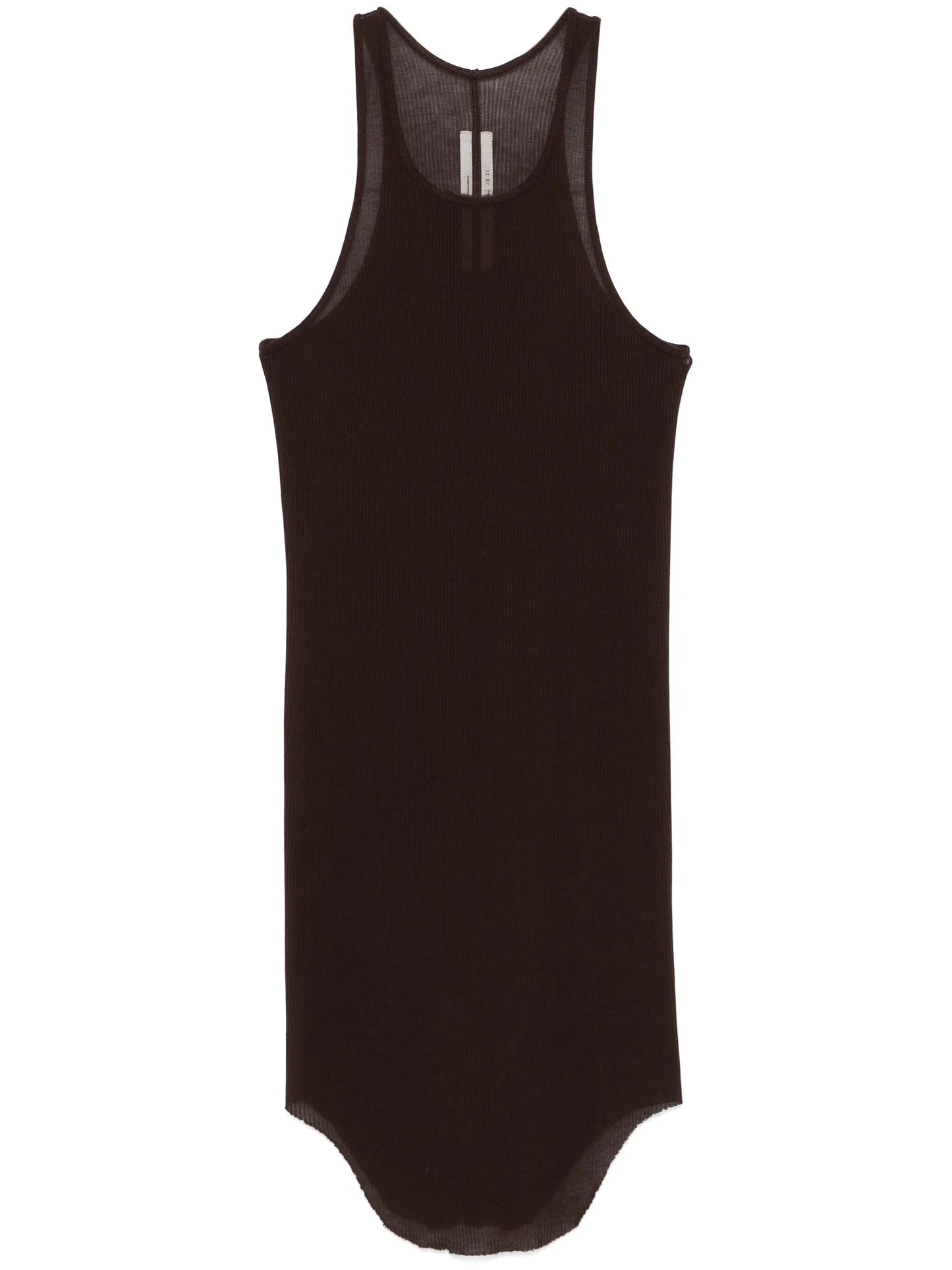 fine-ribbed tank top