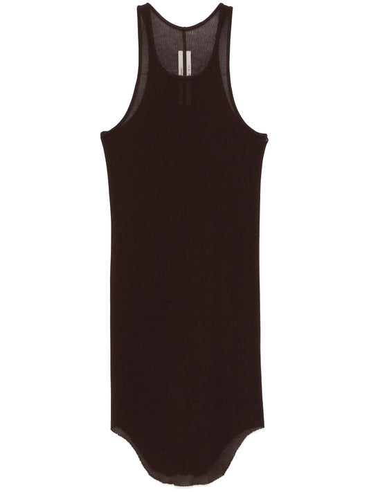 fine-ribbed tank top