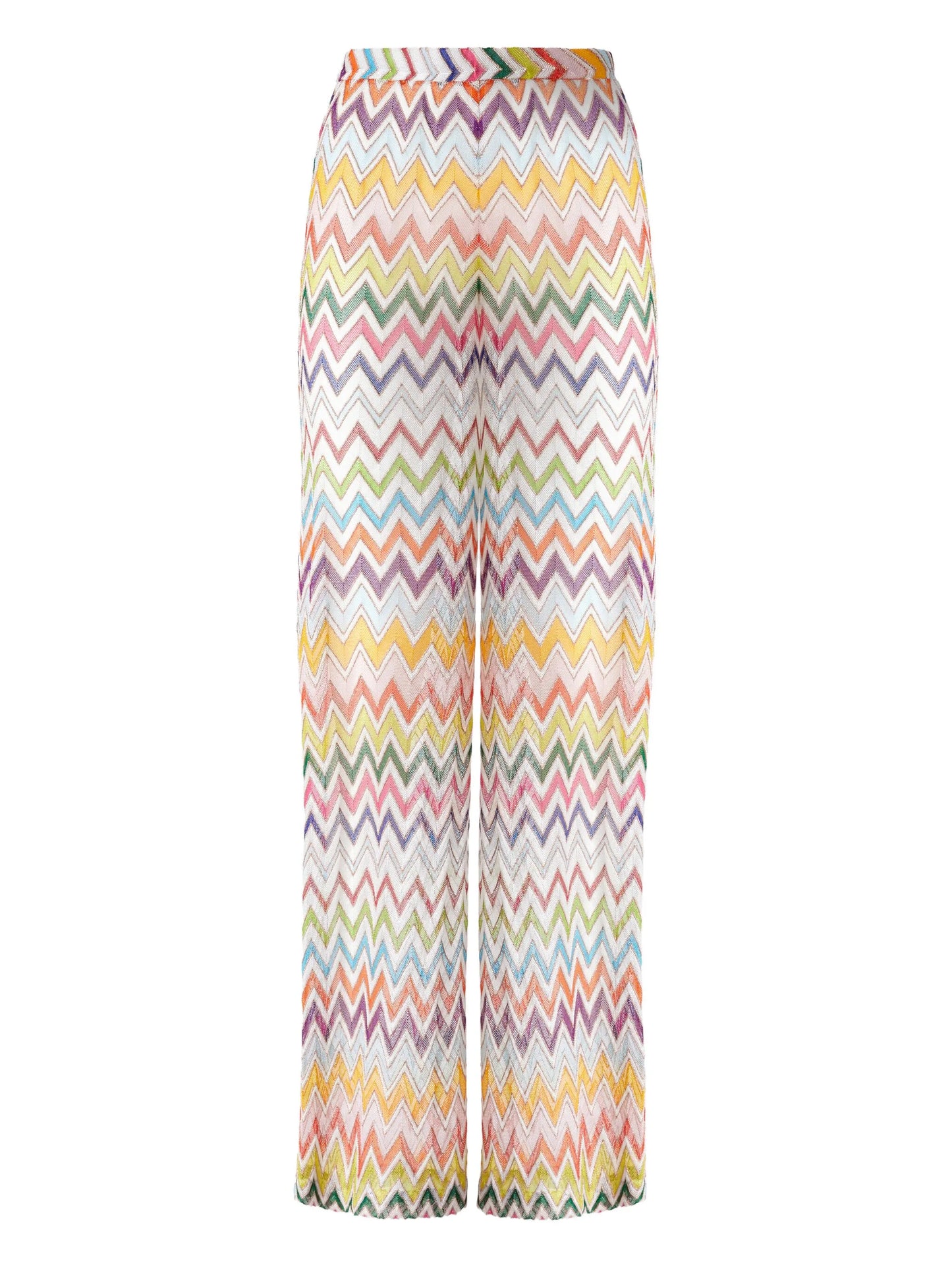 Zigzag-pattern trousers