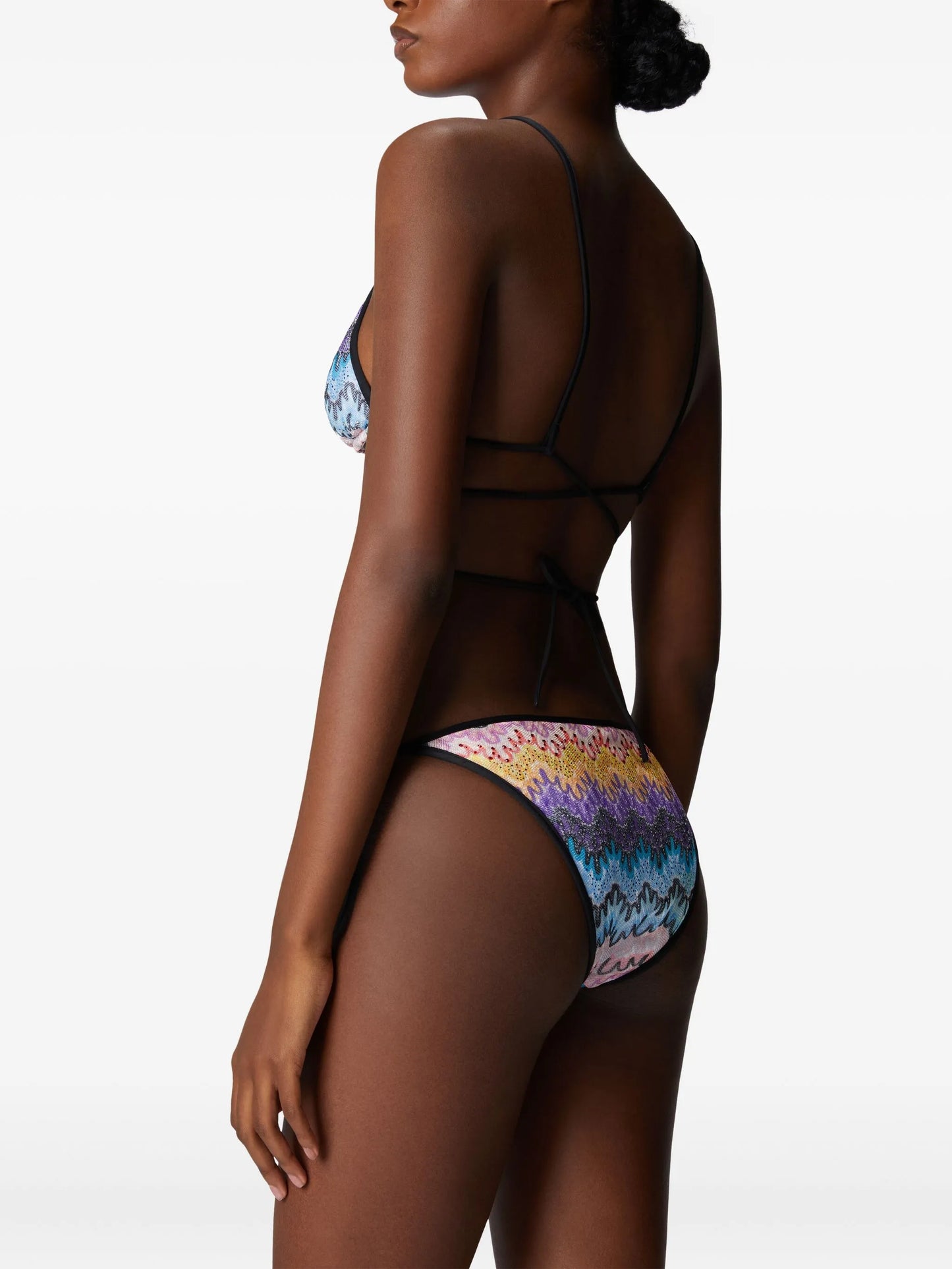 zigzag-pattern bikini