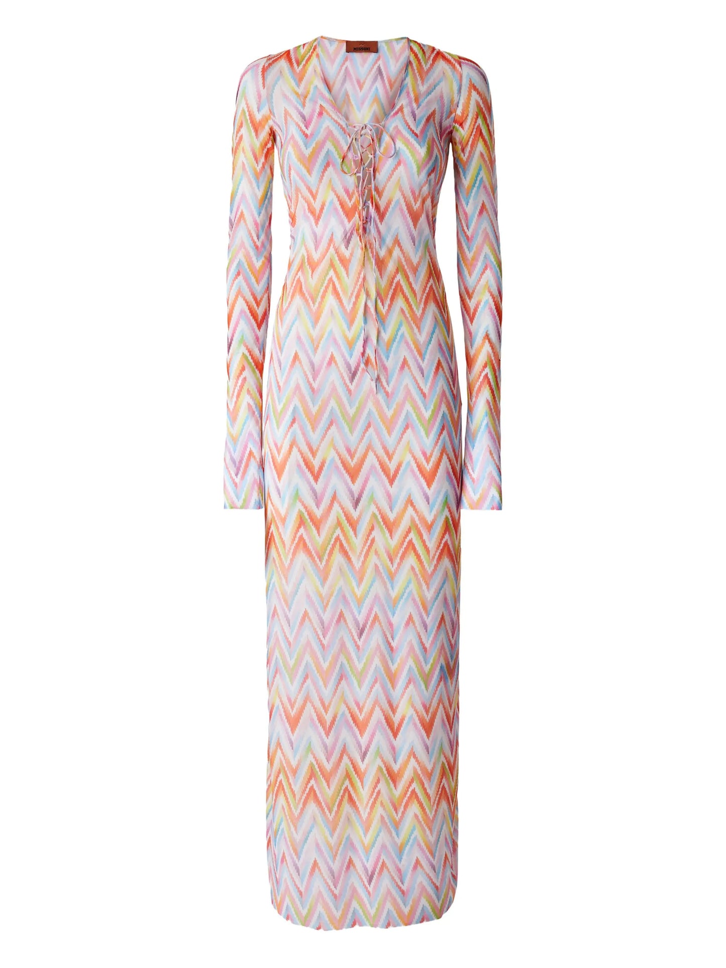 zigzag-pattern dress