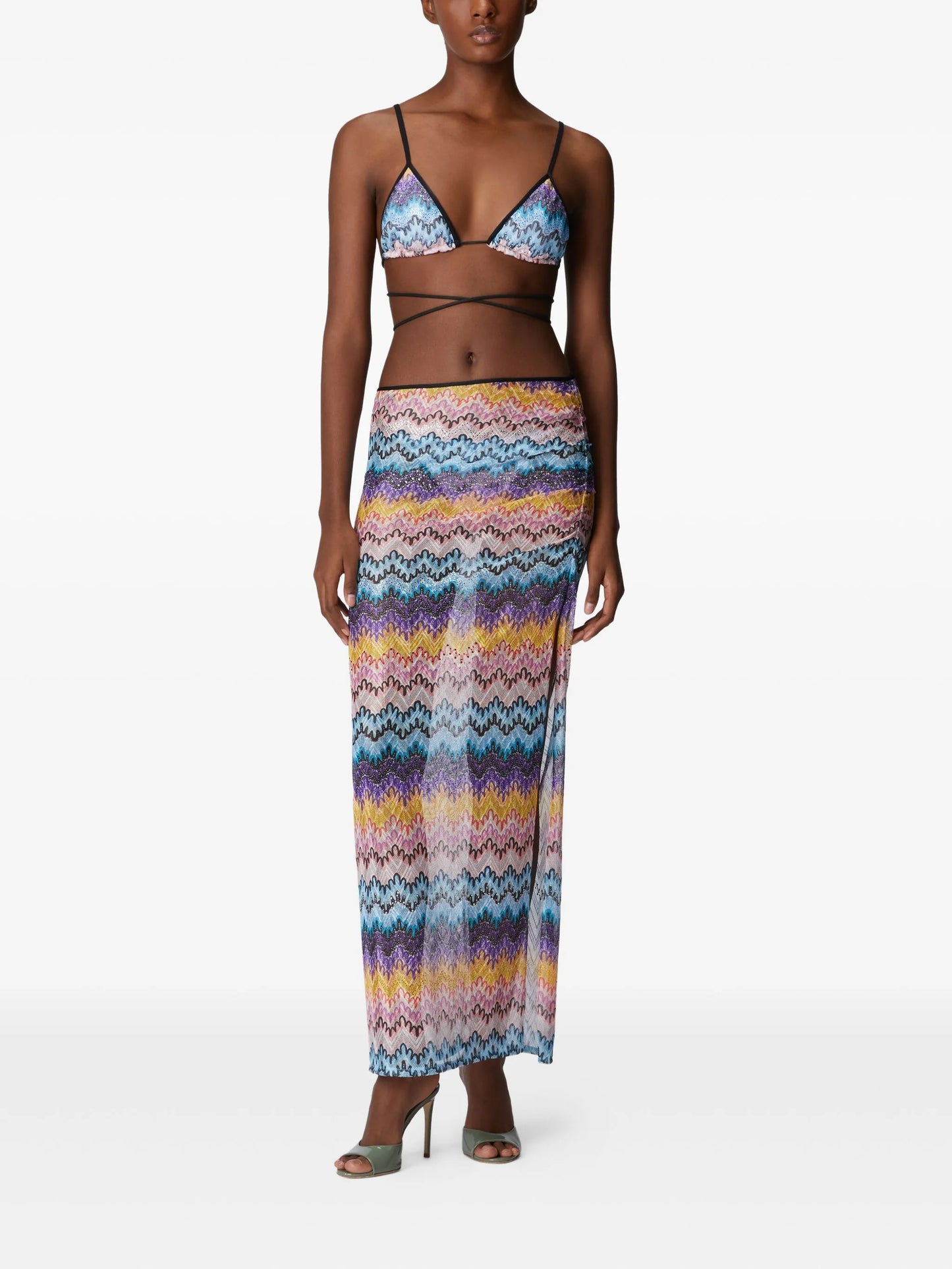 sheer maxi skirt