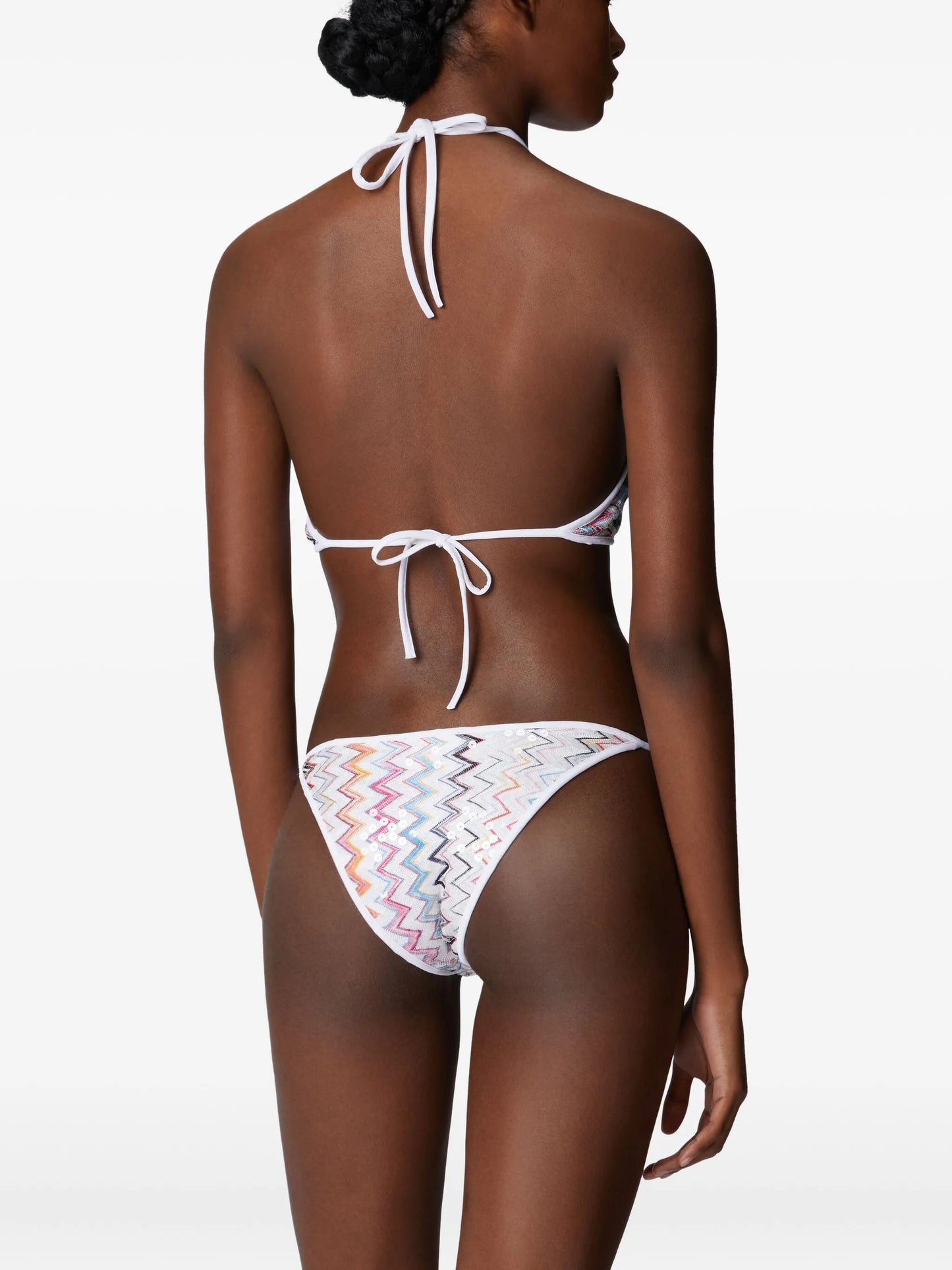 zigzag-pattern bikini