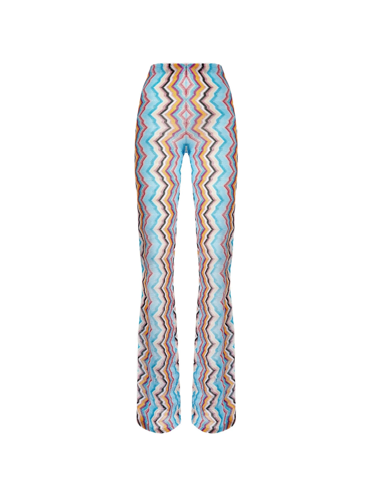 Zigzag-pattern trousers