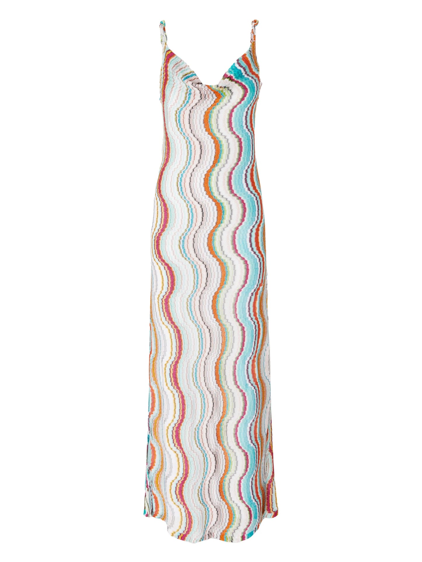 zigzag maxi dress