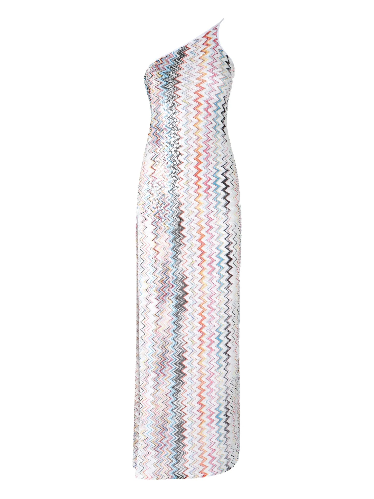 zigzag-pattern dress