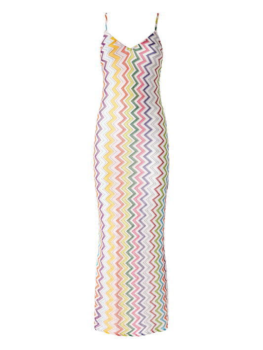zigzag-pattern dress