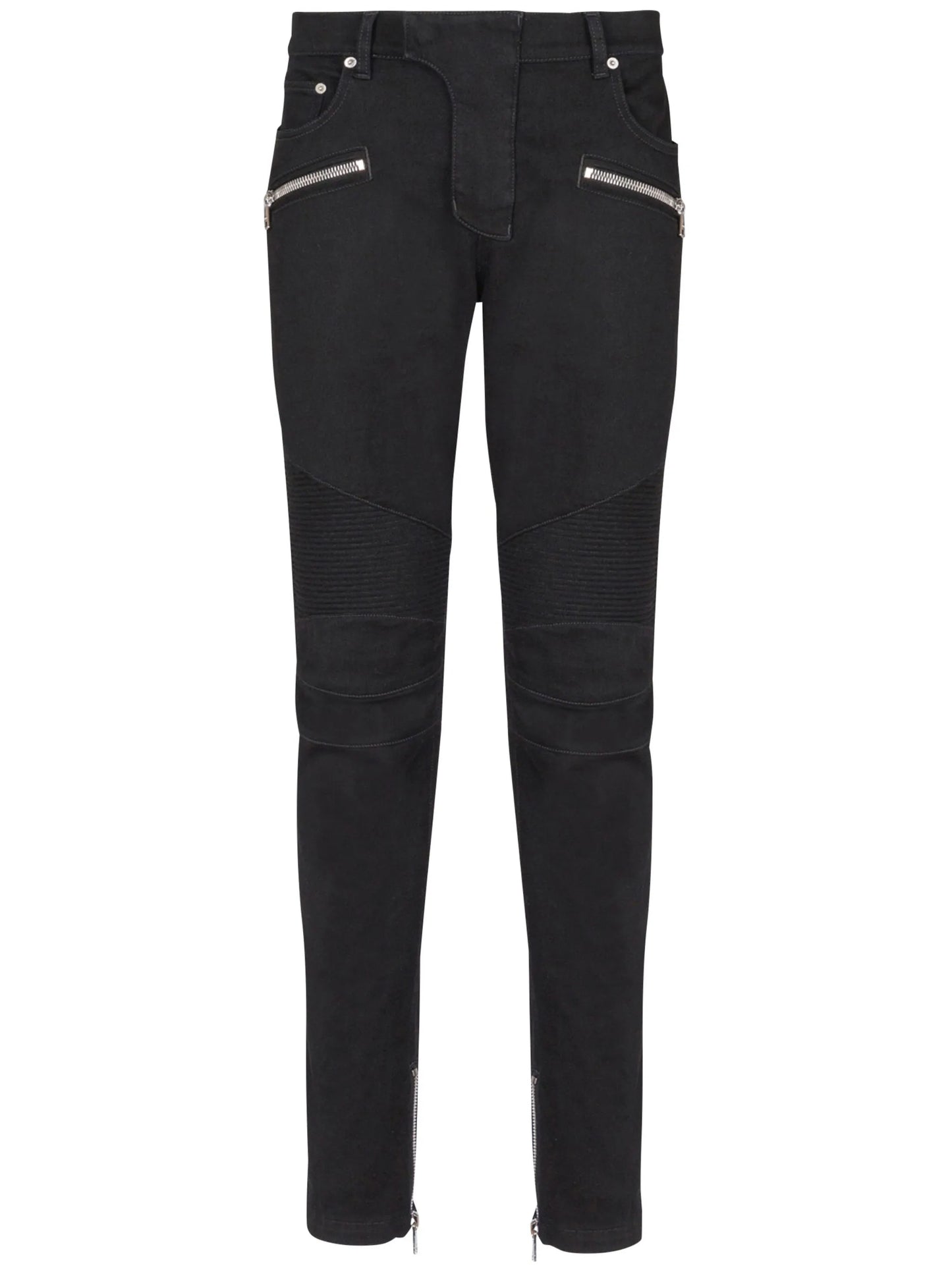 slim-fit biker jeans