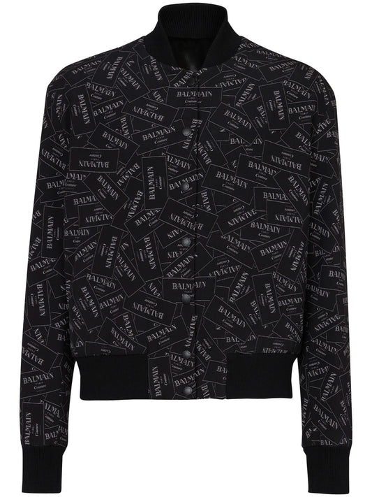 printed bomber jacket