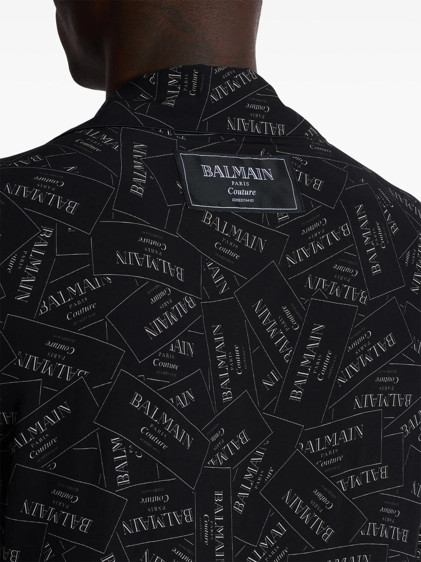 logo-print shirt