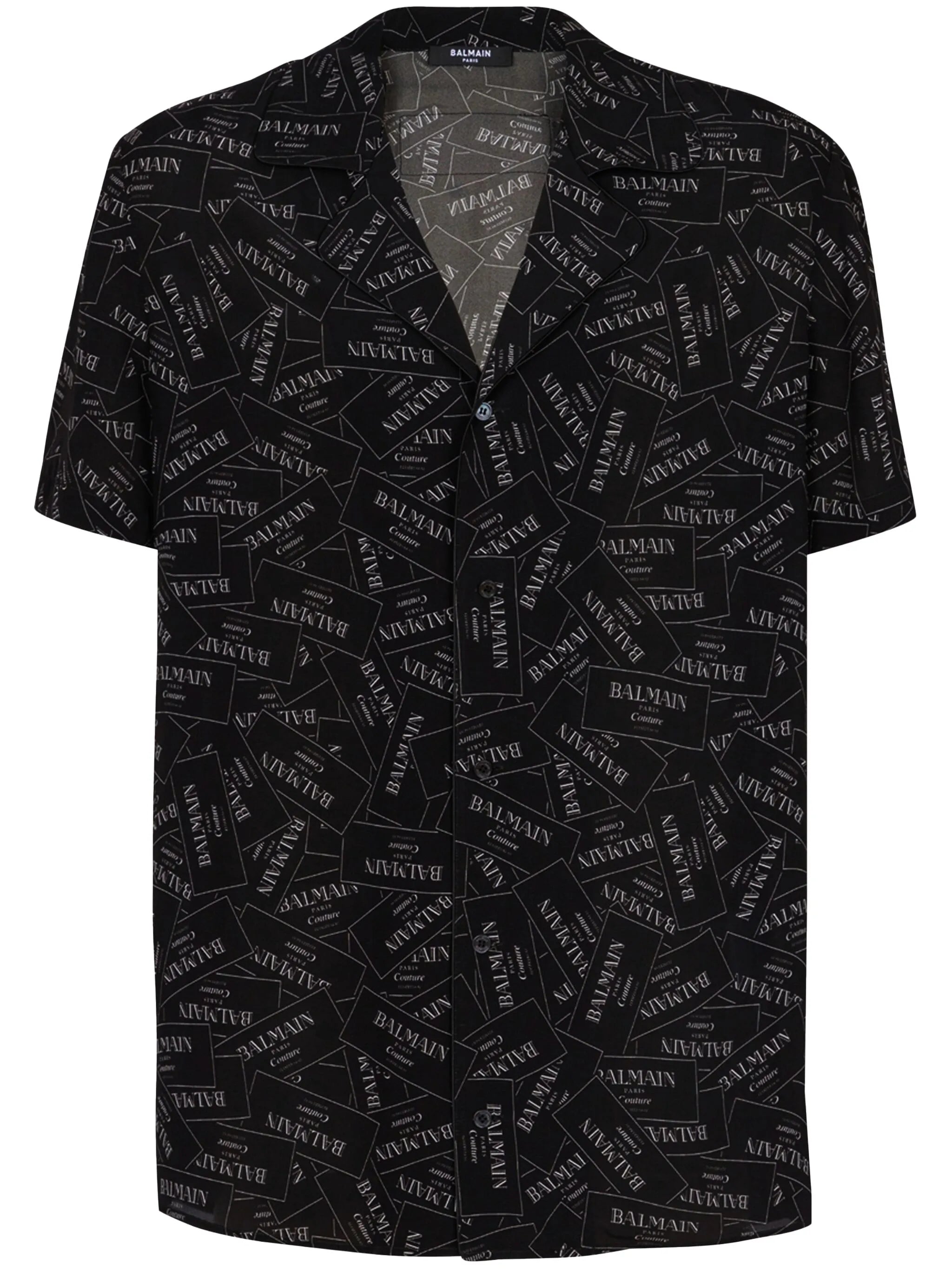logo-print shirt